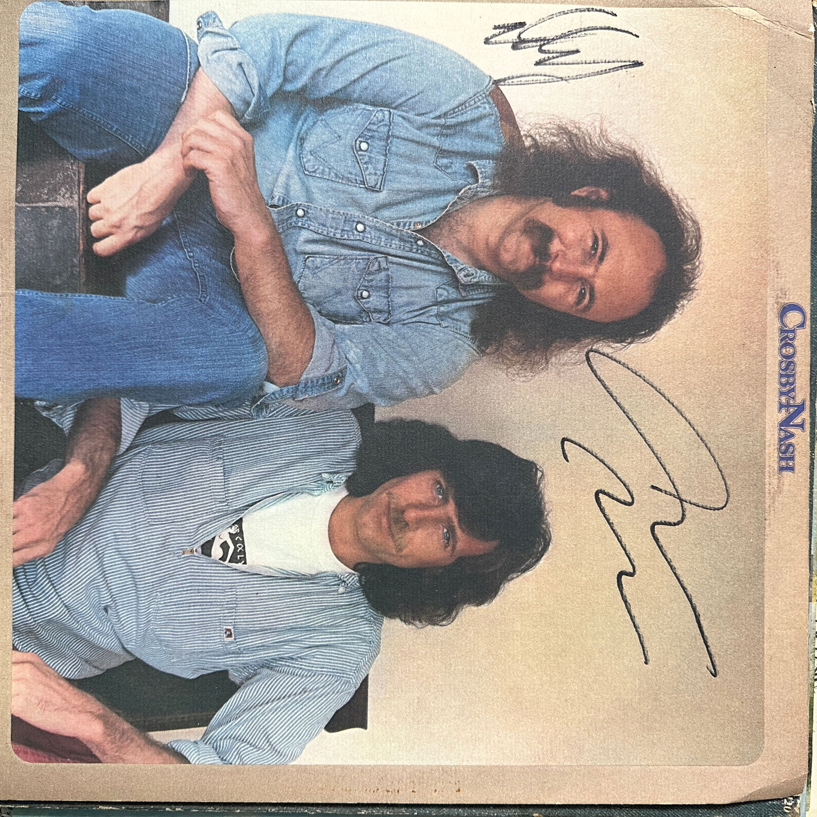 David Crosby Graham Nash Autographed Album (1 of 1)