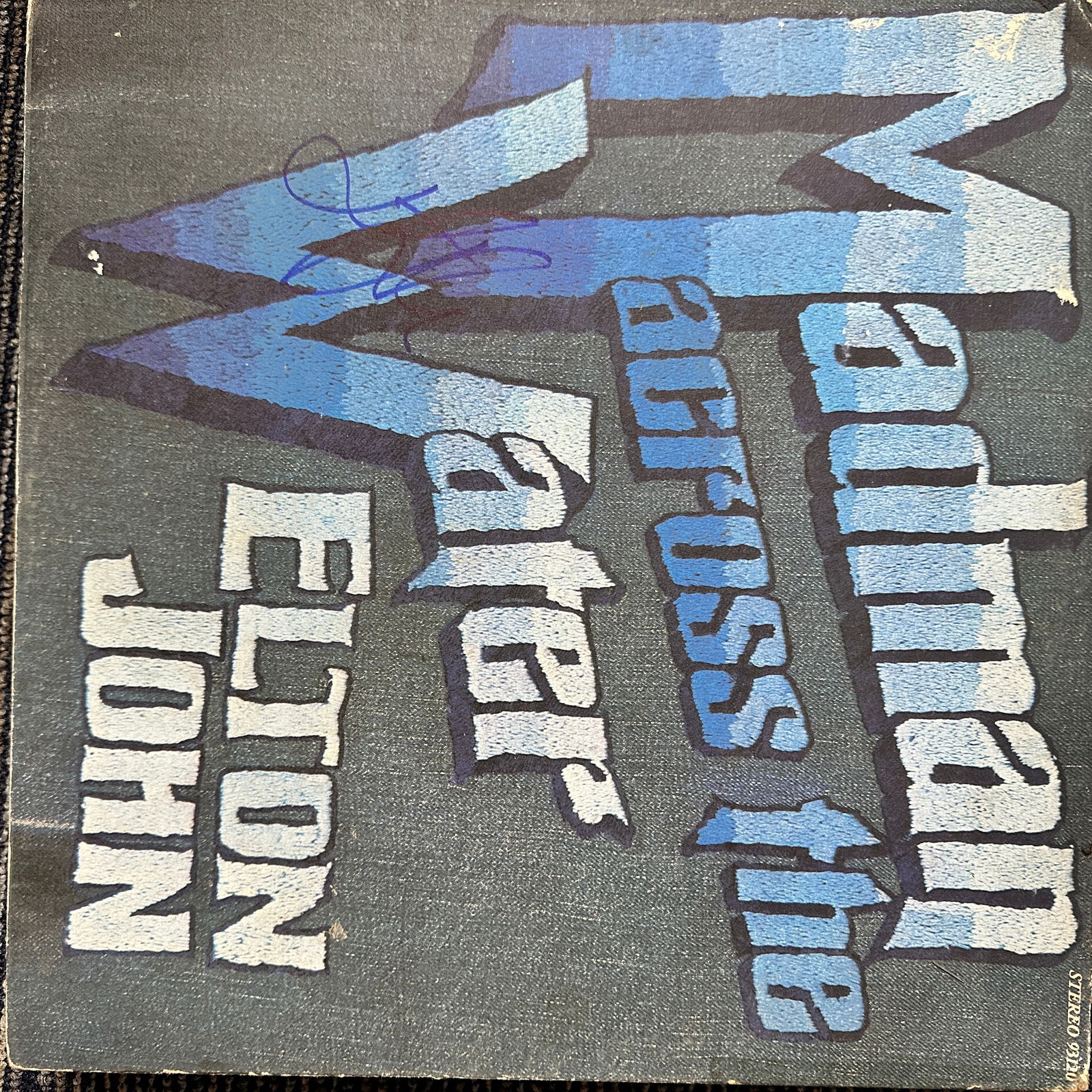 Elton John Autographed ALBUM: .Displays are not framed, and can be framed for a cost. Framed items will state they are framed in the name of the item. All signed items come with a COA. All items now come with a 3rd Party COA from