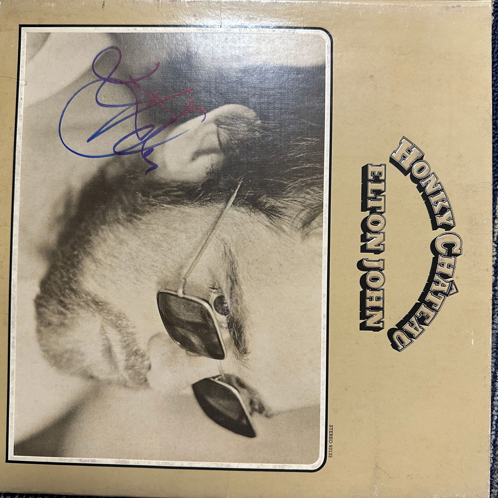 Elton John Autographed ALBUM: Displays are not framed, and can be framed for a cost. Framed items will state they are framed in the name of the item. All signed items come with a COA. All items now come with a 3rd Party COA from P