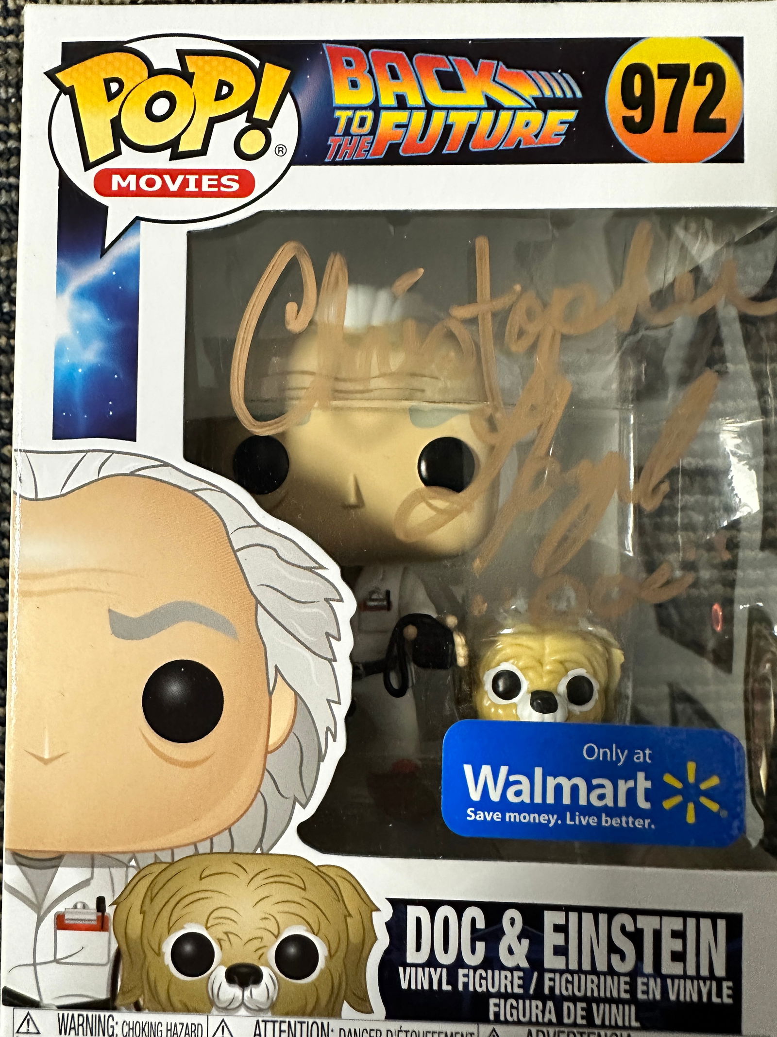Christopher Lloyd Autographed Funko (1 of 1)