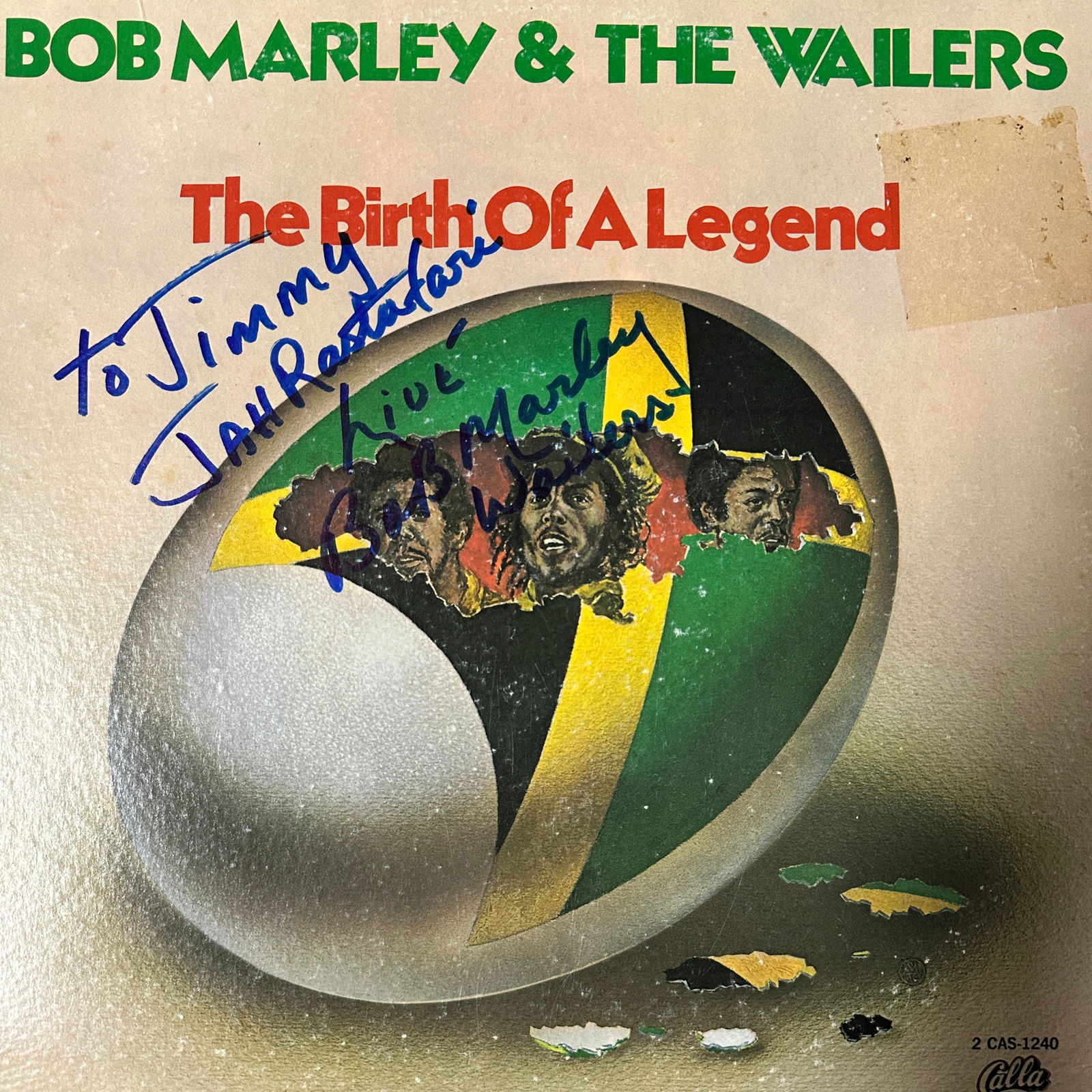 Bob Marley AUTOGRAPHED Album (1 of 1)