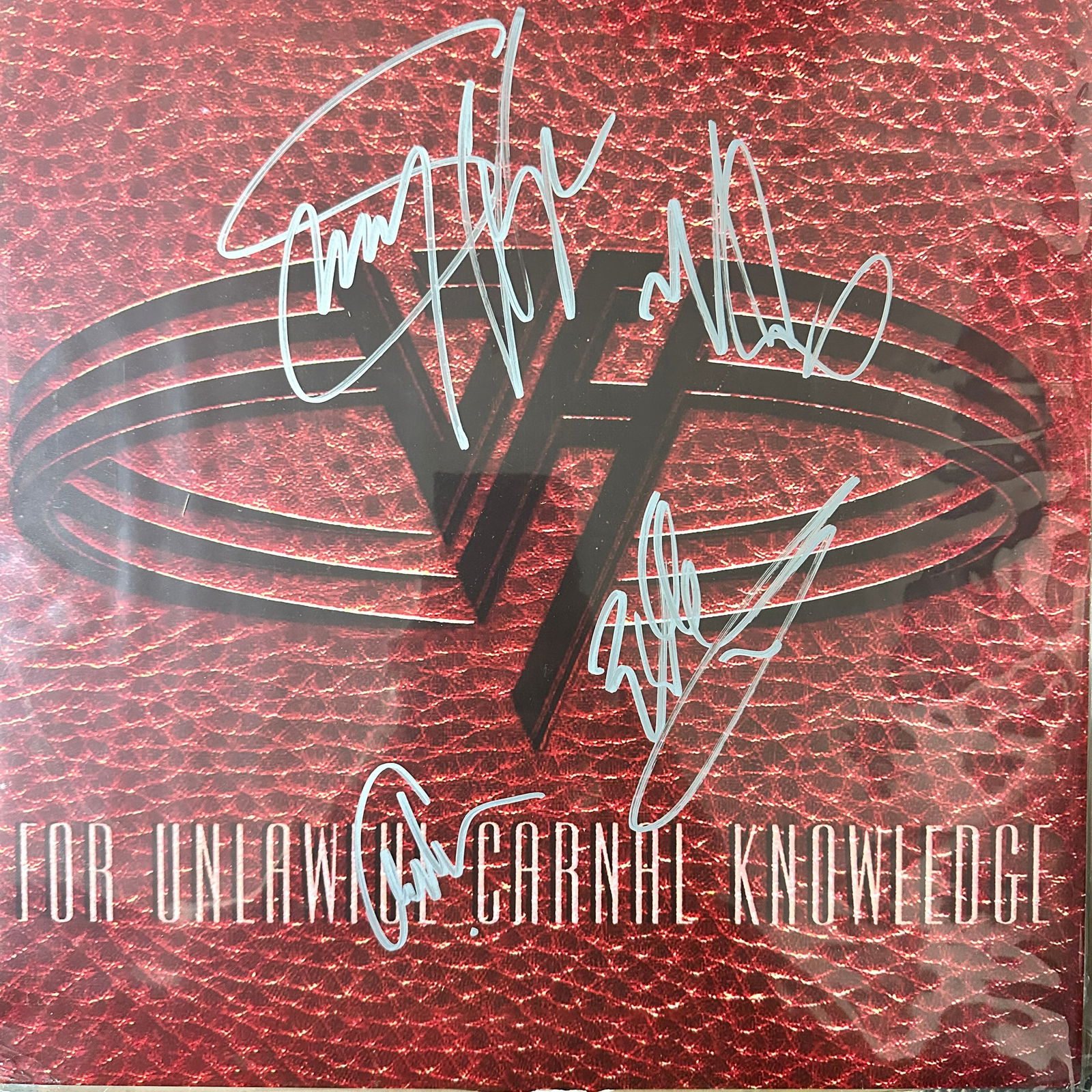 Van Halen Autographed Album Sammy Alex Eddie Mike! (1 of 1)