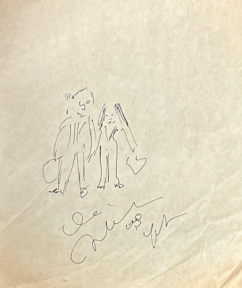 John Lennon AUTOGRAPHED Hand Drawn Sketch w/Yoko! (1 of 1)