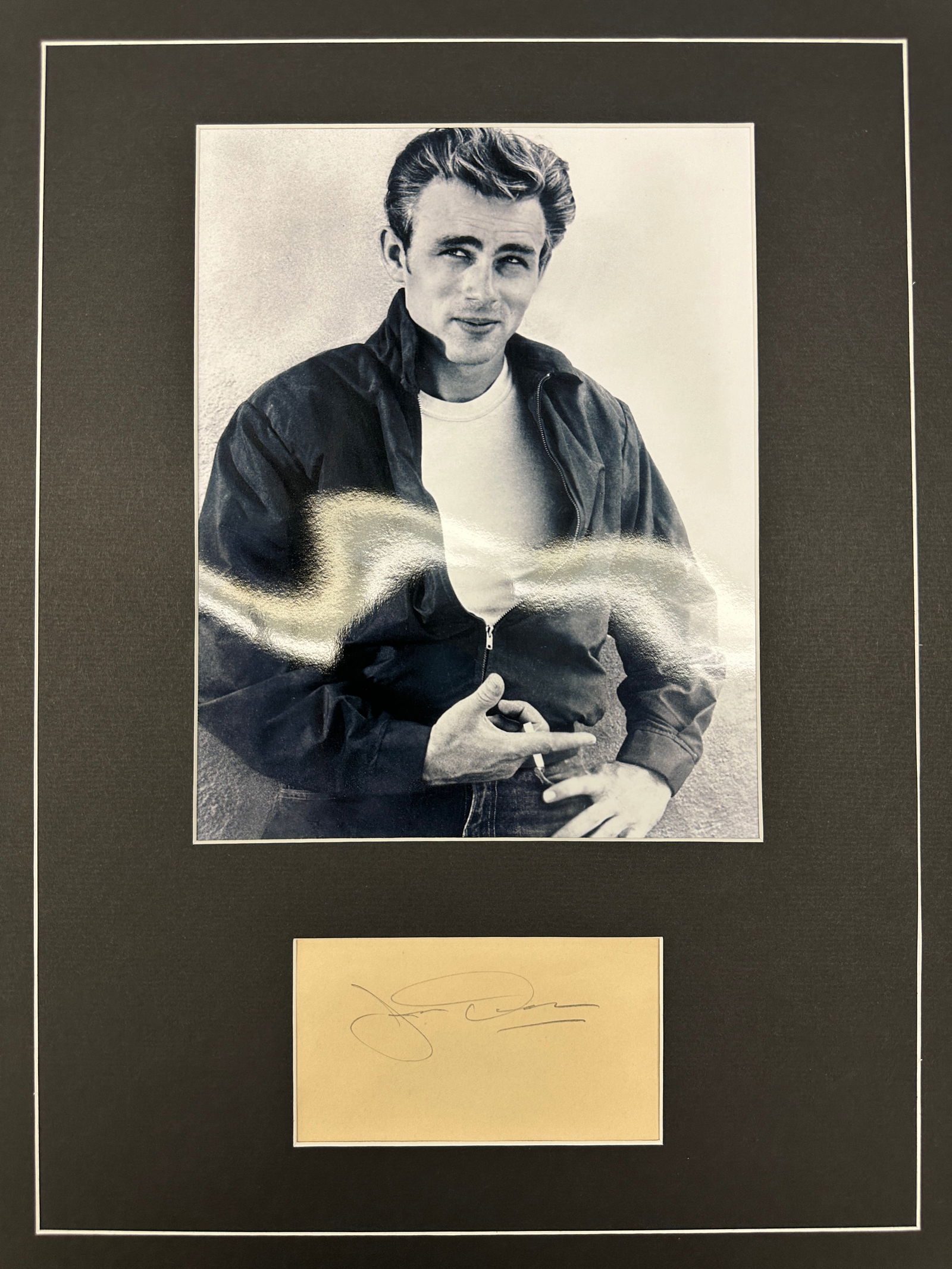 James Dean Autograph Display (1 of 1)