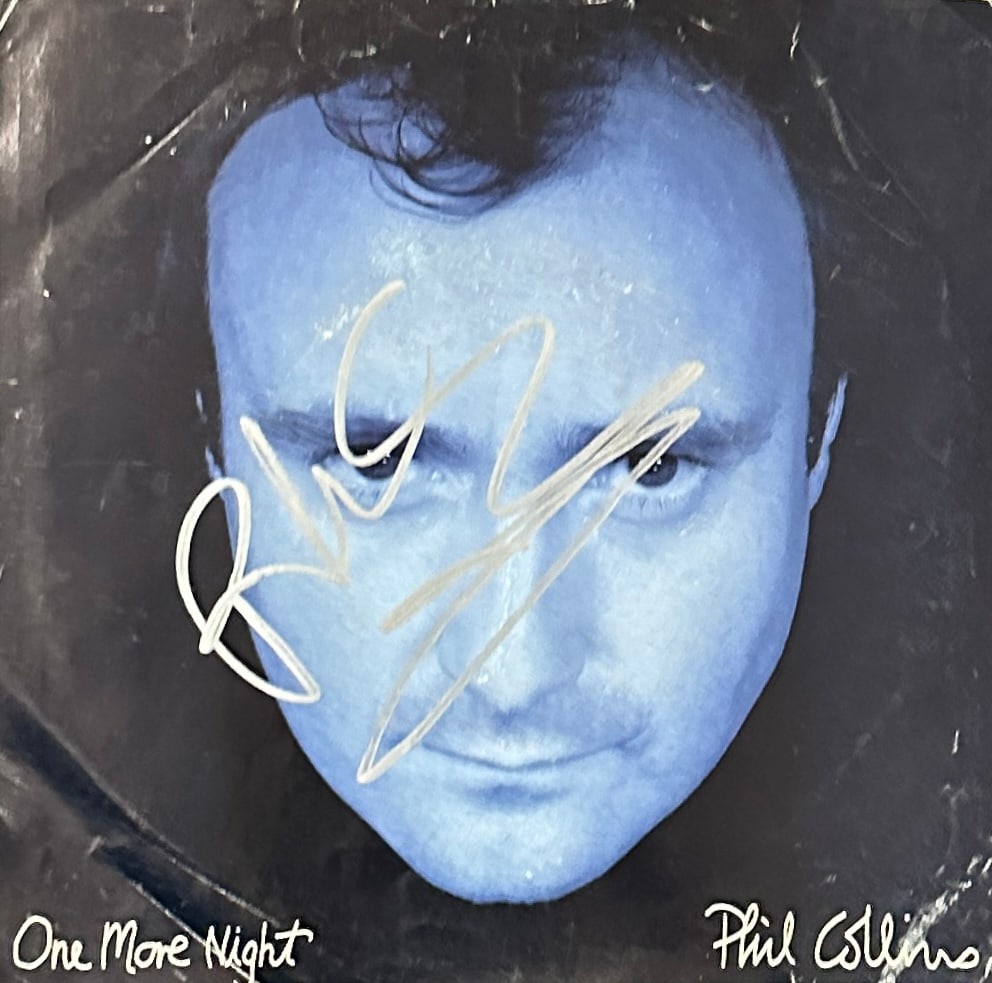 Phil Collins Autographed 7" Single (1 of 1)