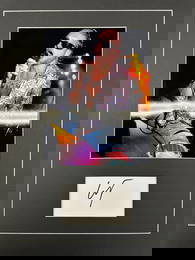 Layne Staley Autograph Display