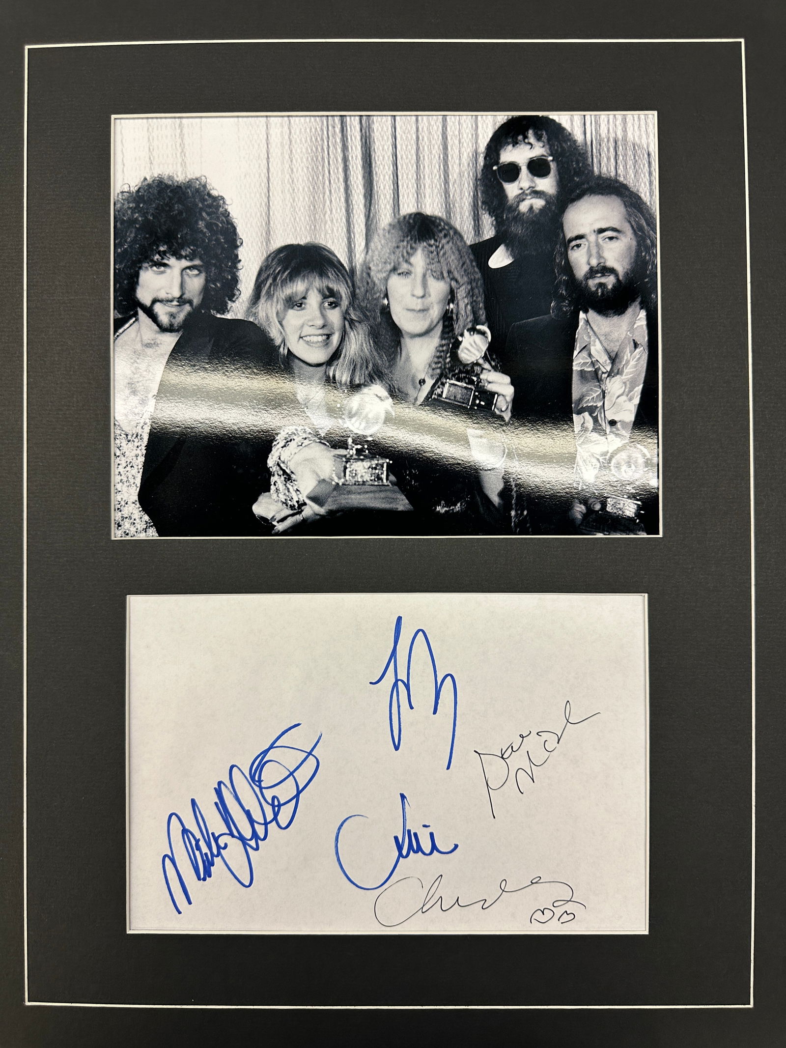 Fleetwood Mac Autograph Display (1 of 1)