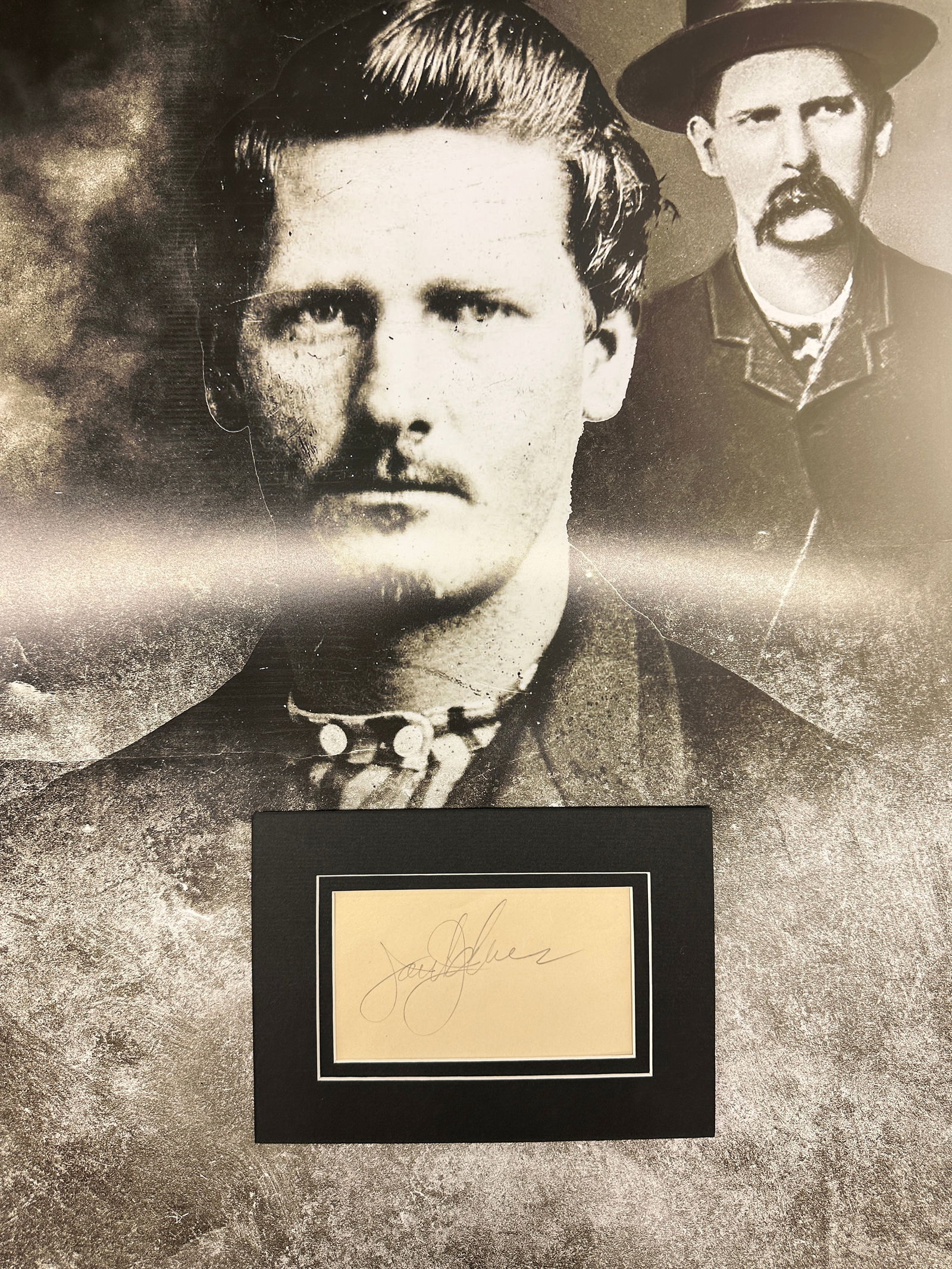 Jesse James Autograph Display (1 of 1)