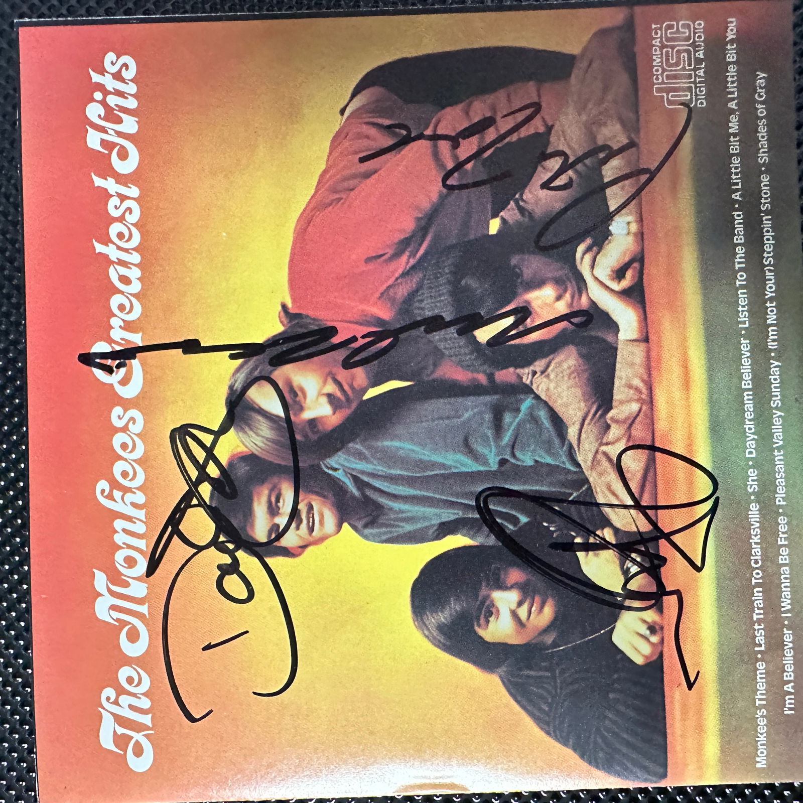 The Monkees Autographed CD Cover (1 of 1)