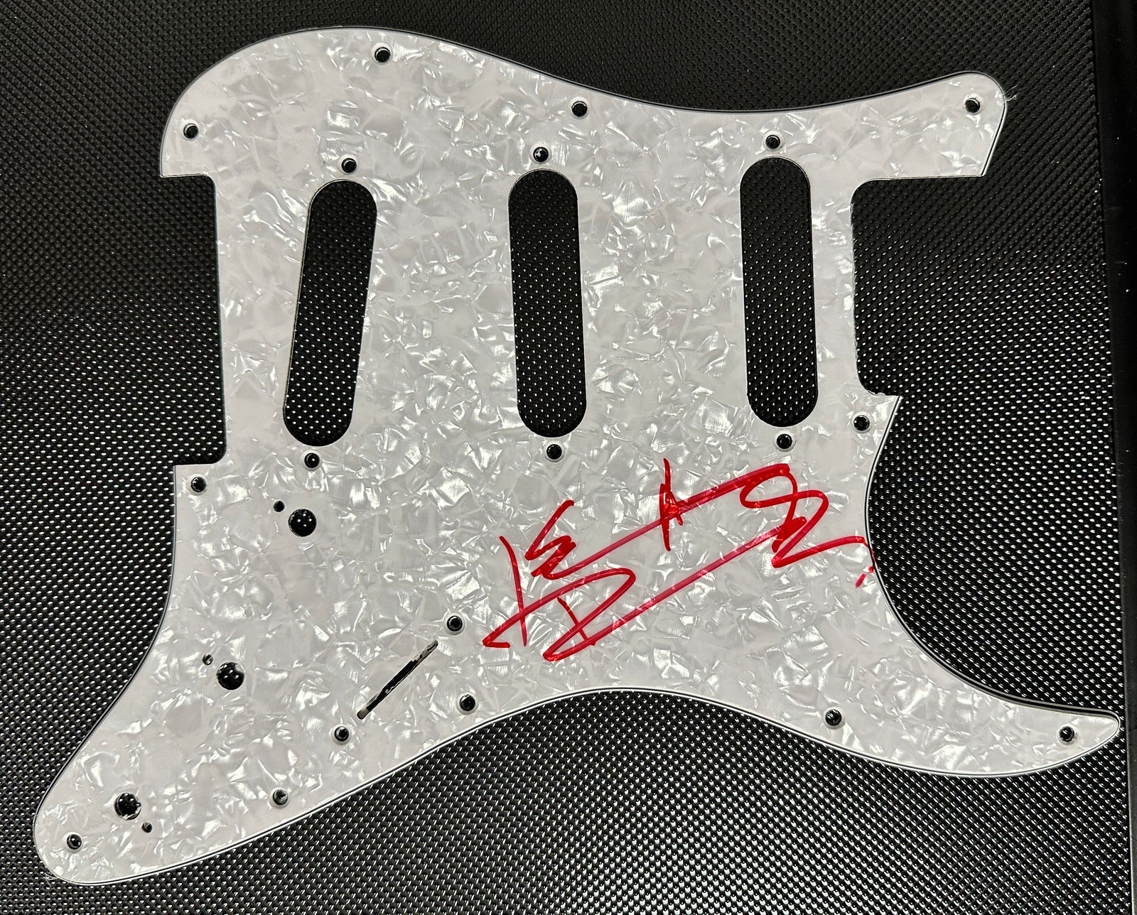 Keith Richards Autographed Pickguard (1 of 1)