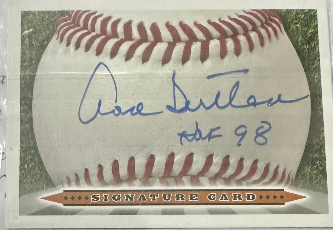 Don Sutton Autographed Card (1 of 1)
