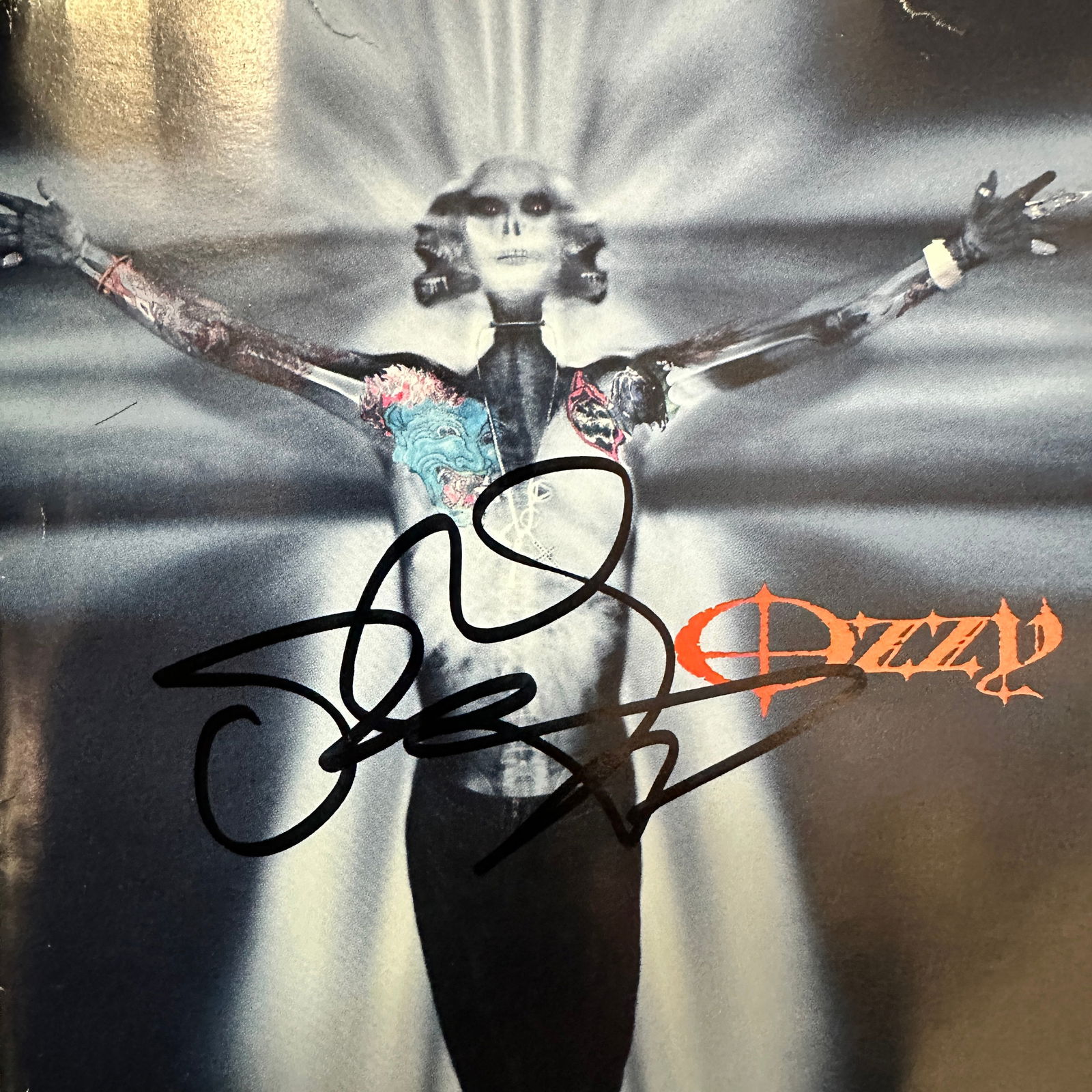 OZZY Autographed CD Cover (1 of 1)
