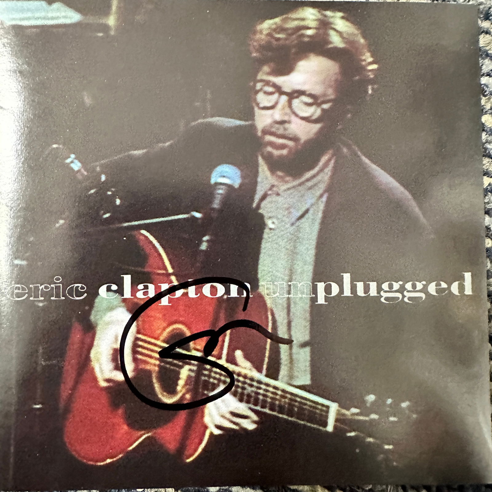 Eric Clapton Autographed CD Cover (1 of 1)