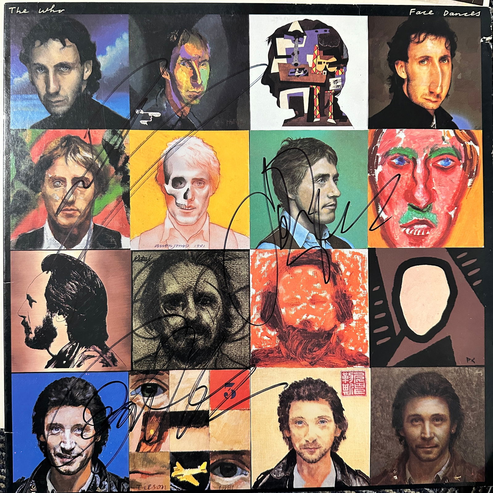 The Who Autographed ALBUM PETE JOHN ROGER (1 of 1)