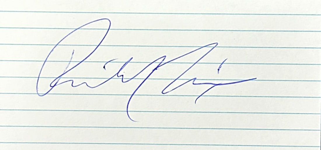 Richard Nixon Autographed Card (1 of 1)