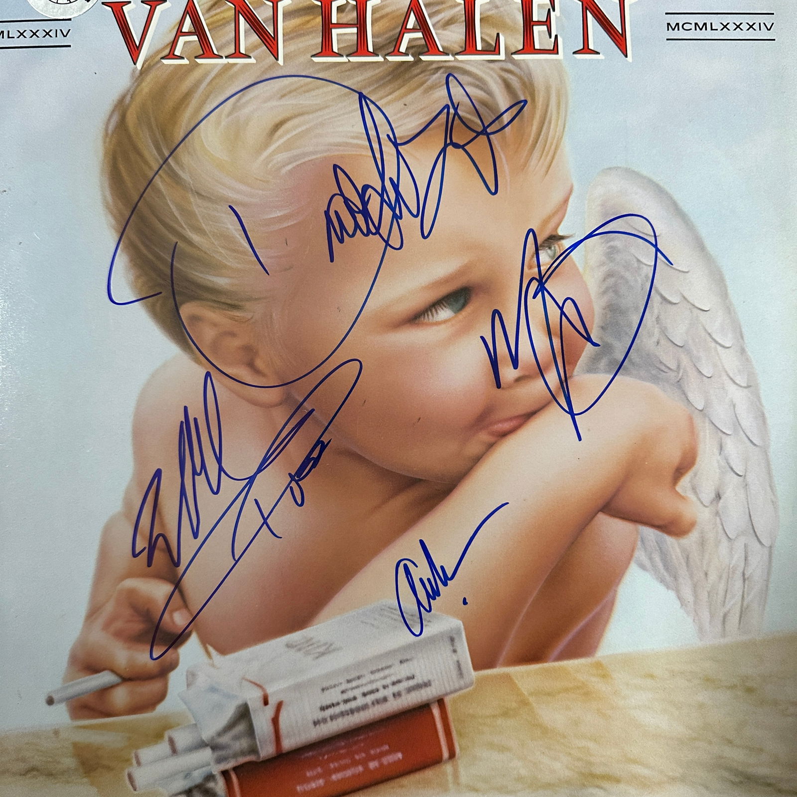 Van Halen Autographed ALBUM All 4 (1 of 1)