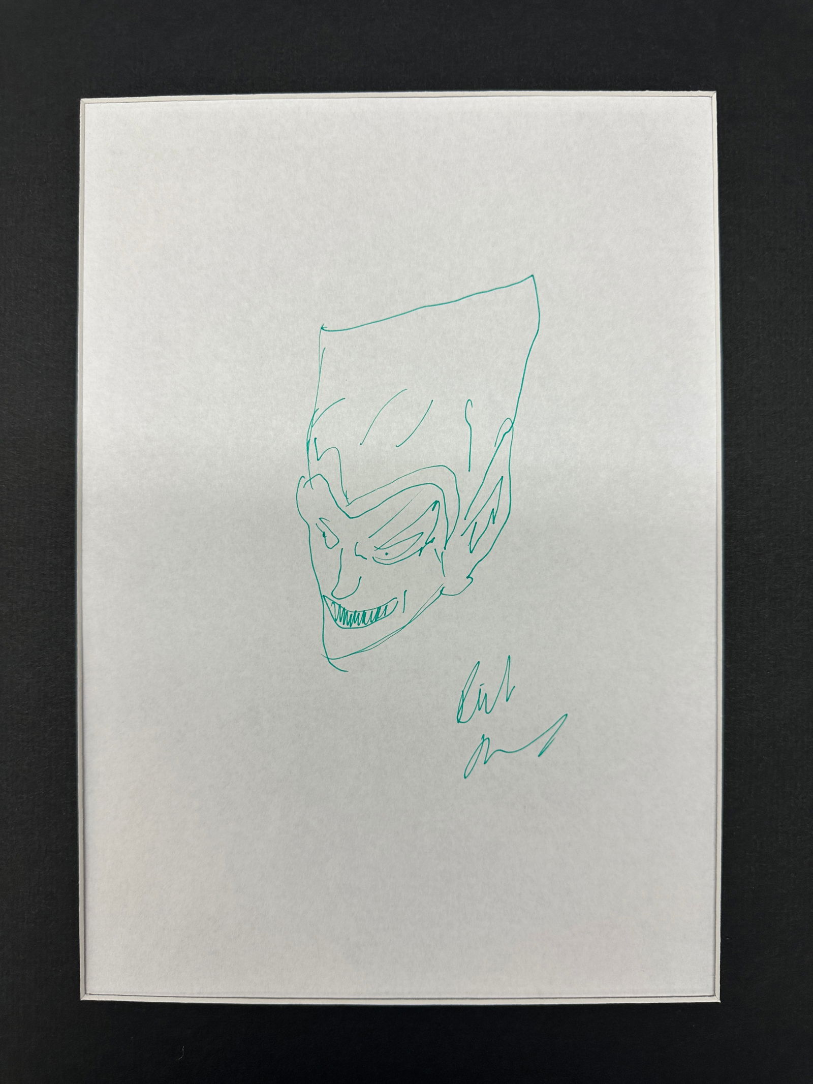 Richard Ramirez Autographed Sketch (1 of 1)