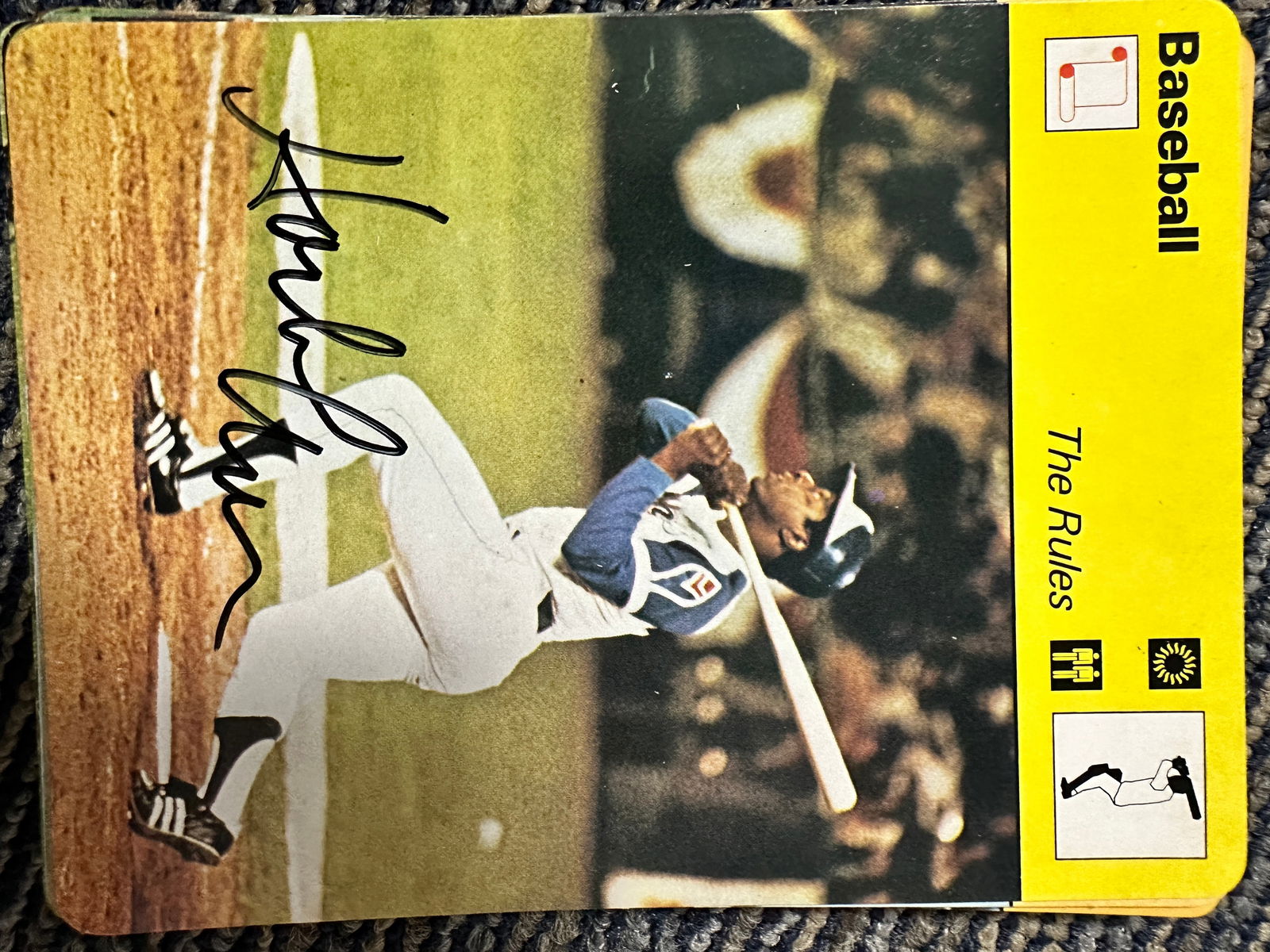 Hank Aaron Autographed Card (1 of 1)