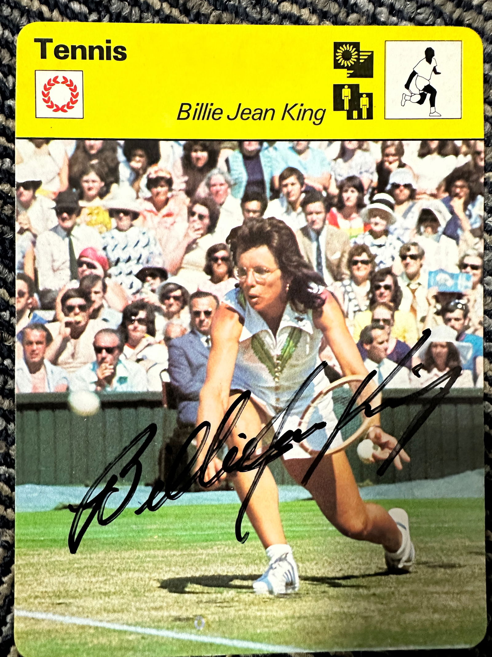 Billie Jean King Autographed Card (1 of 1)
