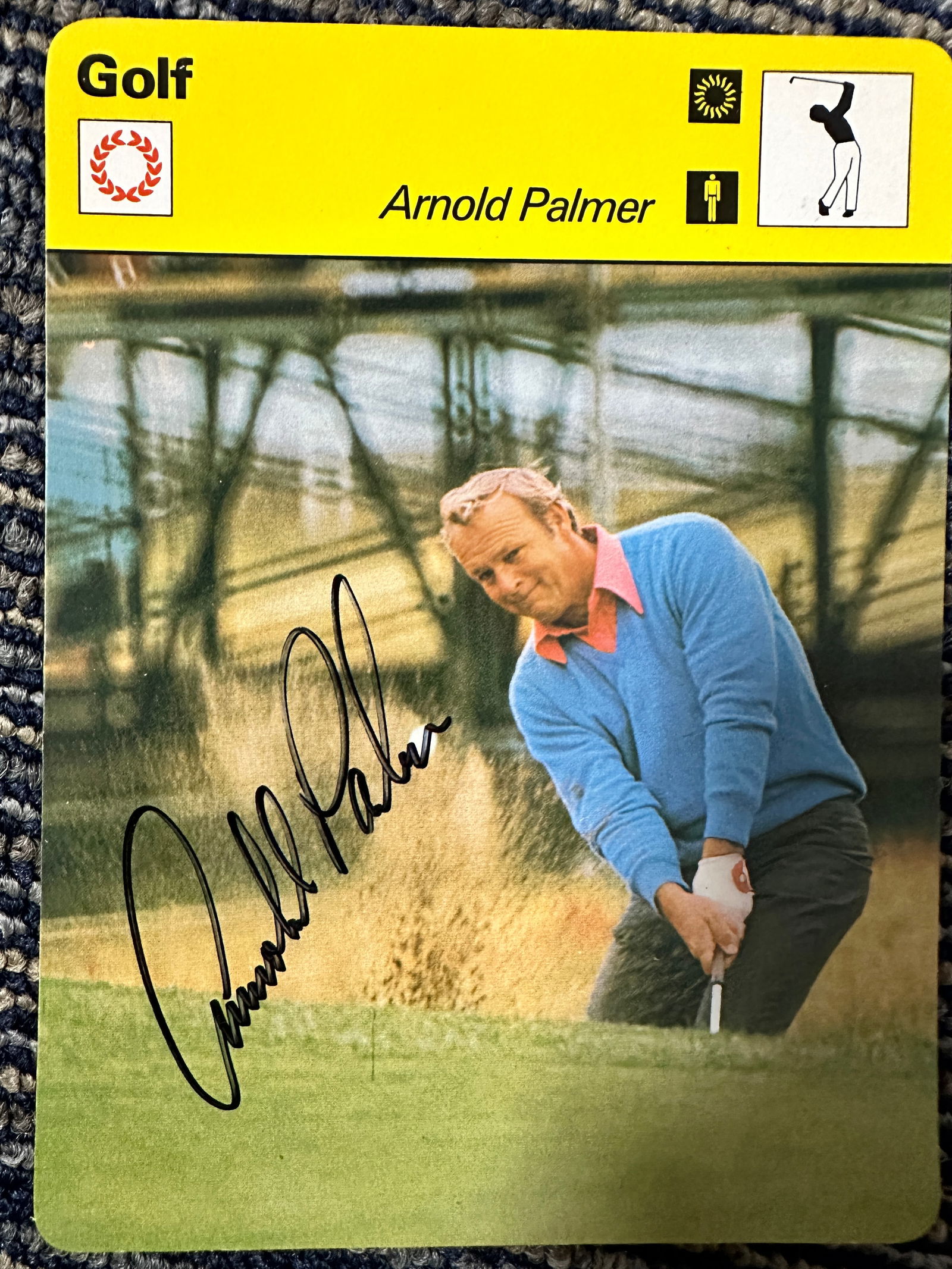 Arnold Palmer Autographed CARD (1 of 1)