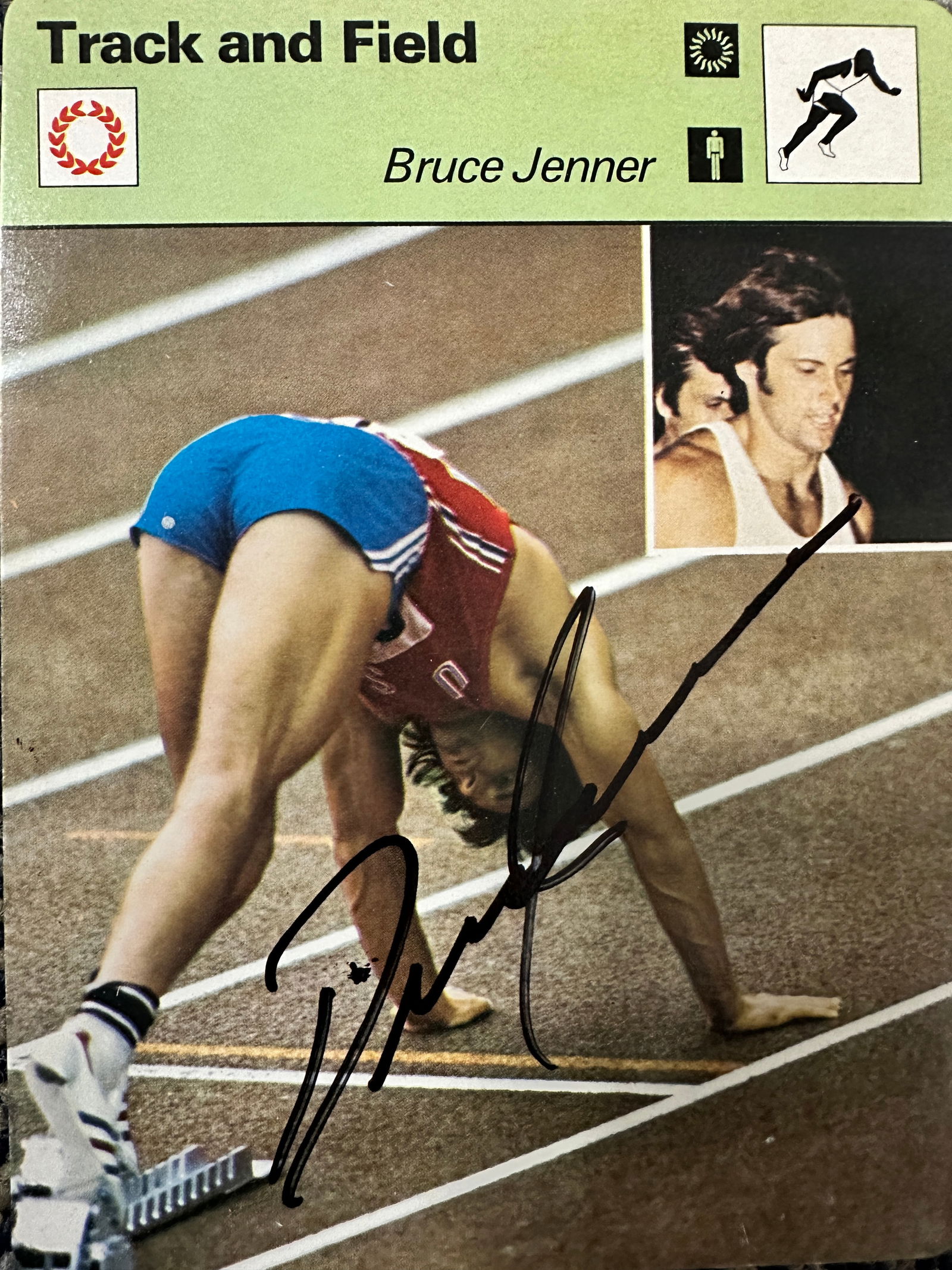 Bruce Jenner Autographed CARD (1 of 1)