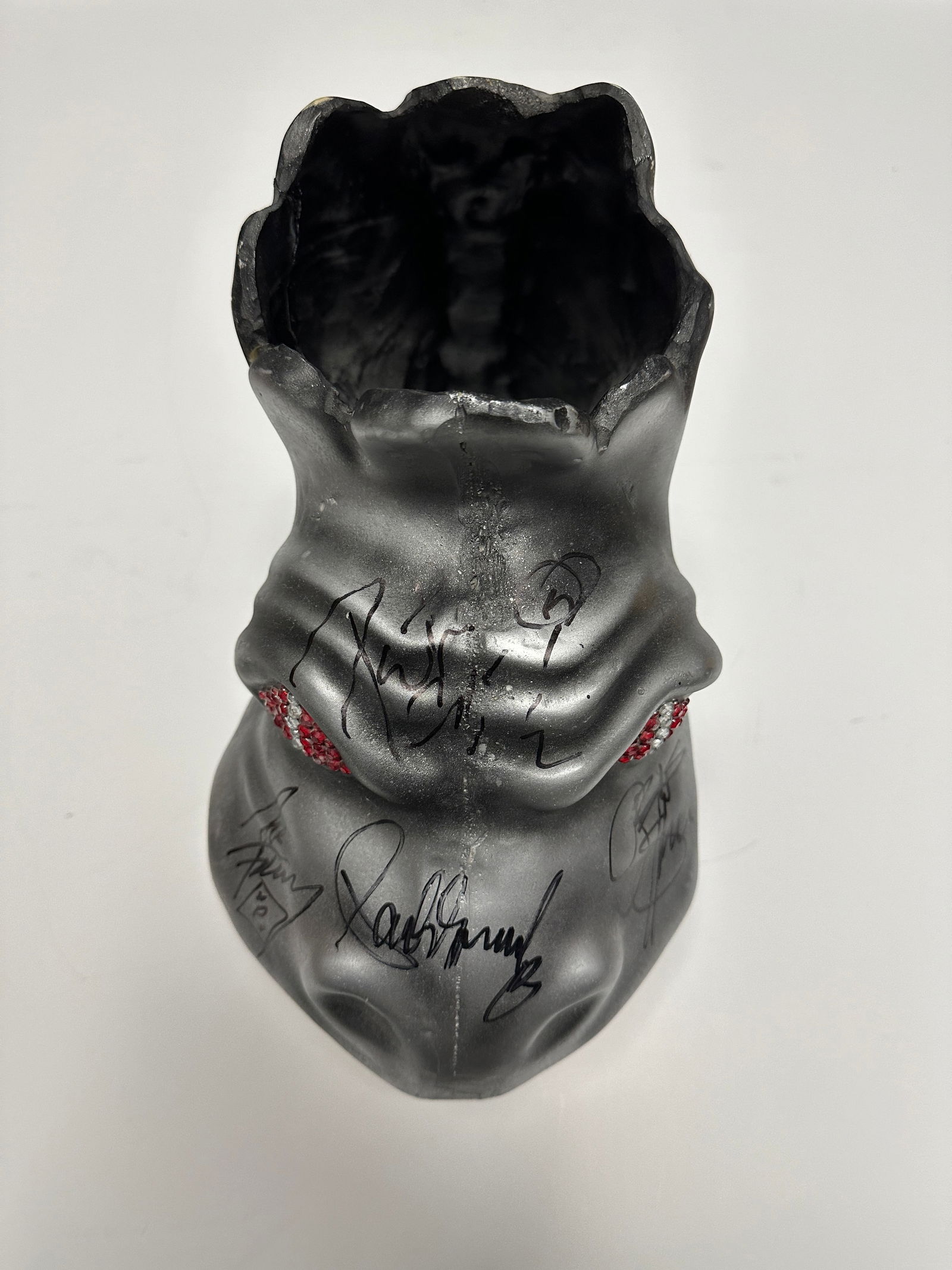 Kiss Autographed Boot! PAUL GENE ACE PETER!!! (1 of 1)