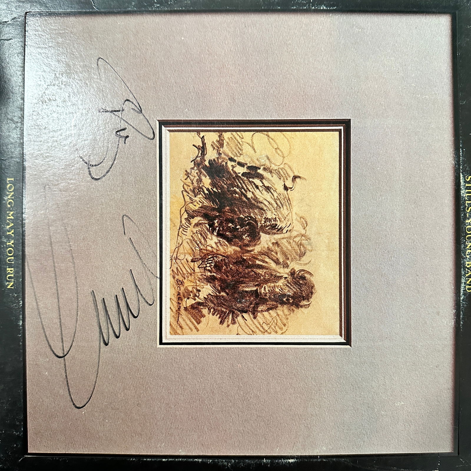 NEIL YOUNG Stills Autographed Album (1 of 1)