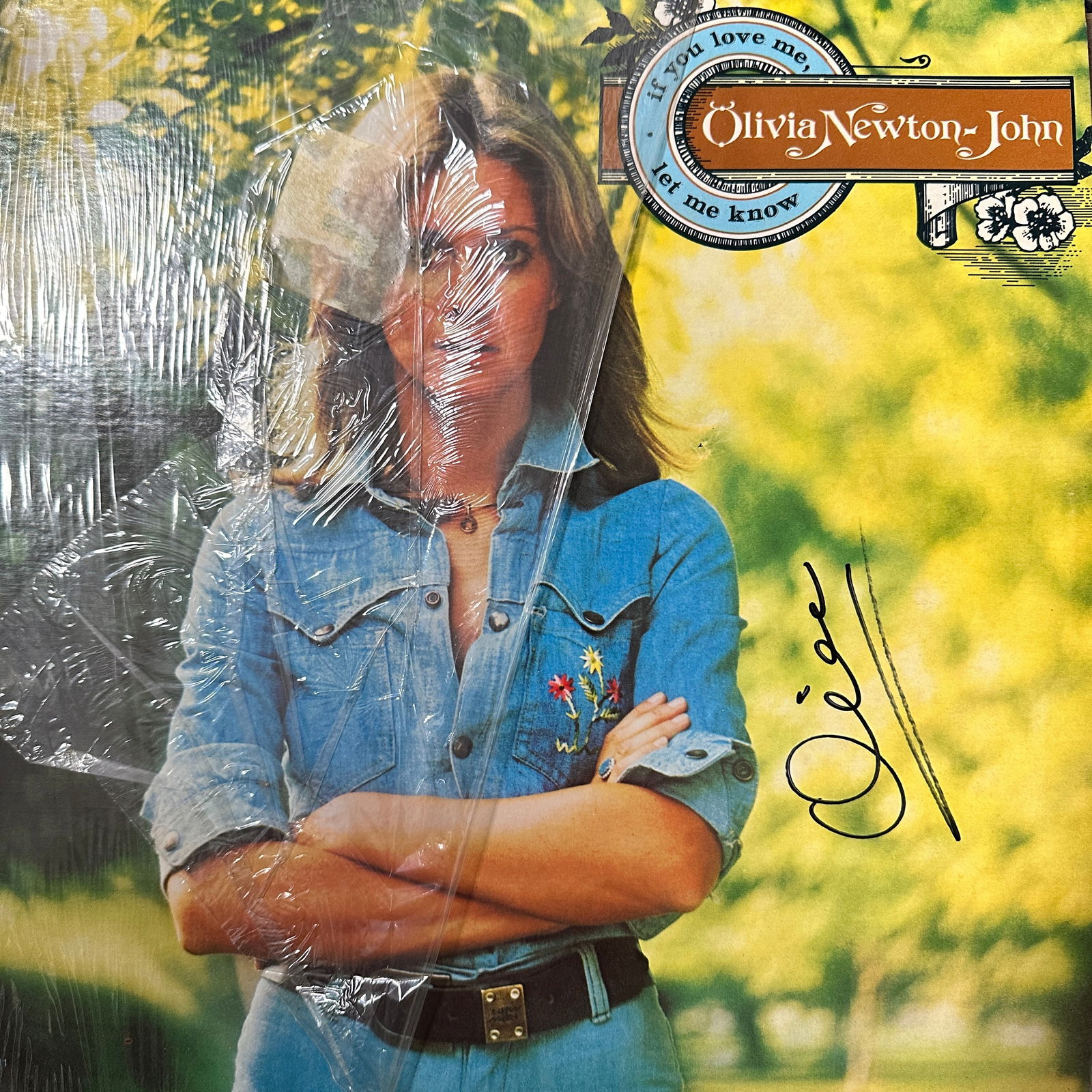 Olivia Newton John Autographed ALBUM (1 of 1)
