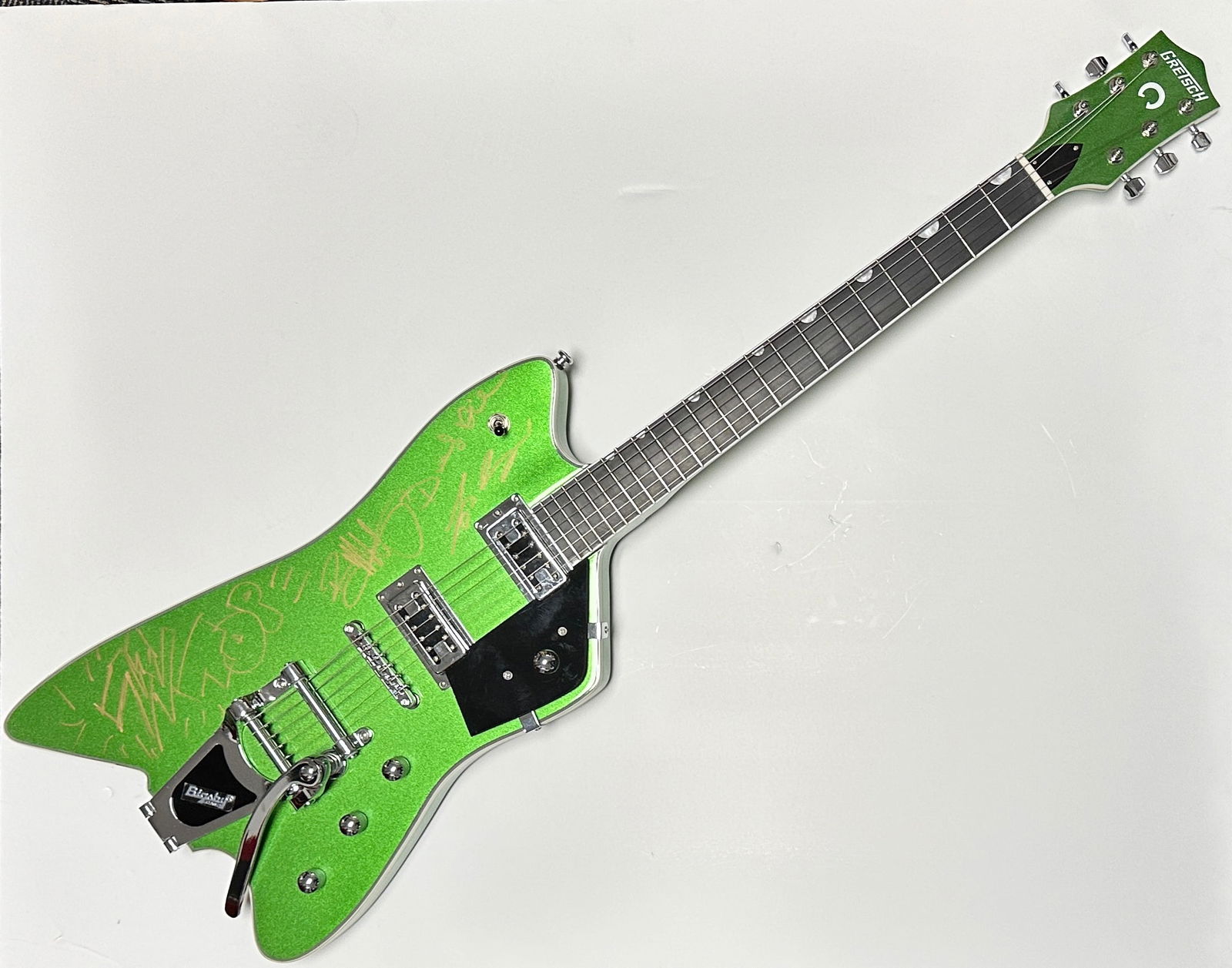 ZZ Top Autographed Guitar Gretsch Billy Dusty Frank! (1 of 1)