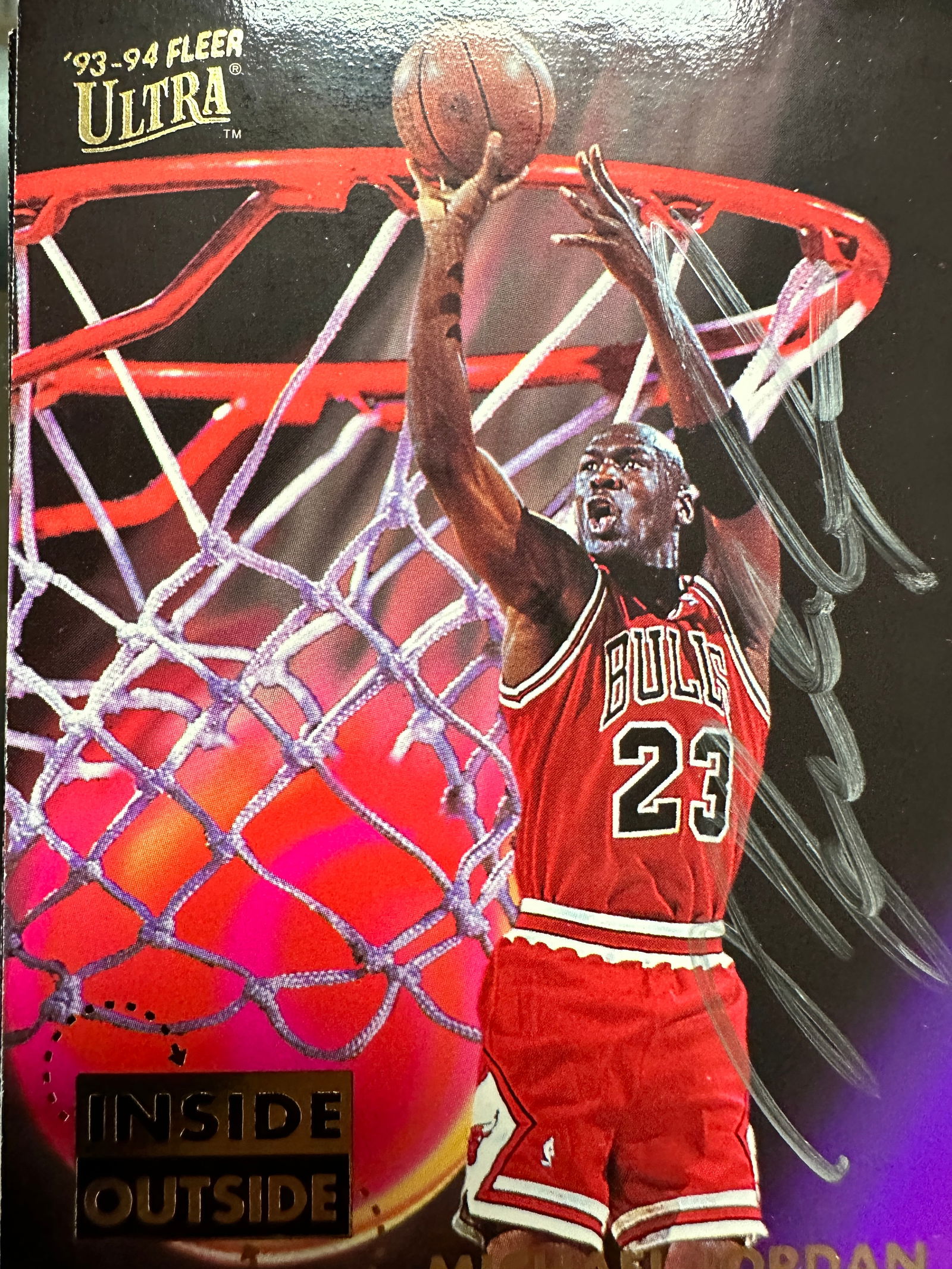Michael Jordan Autographed CARD (1 of 1)
