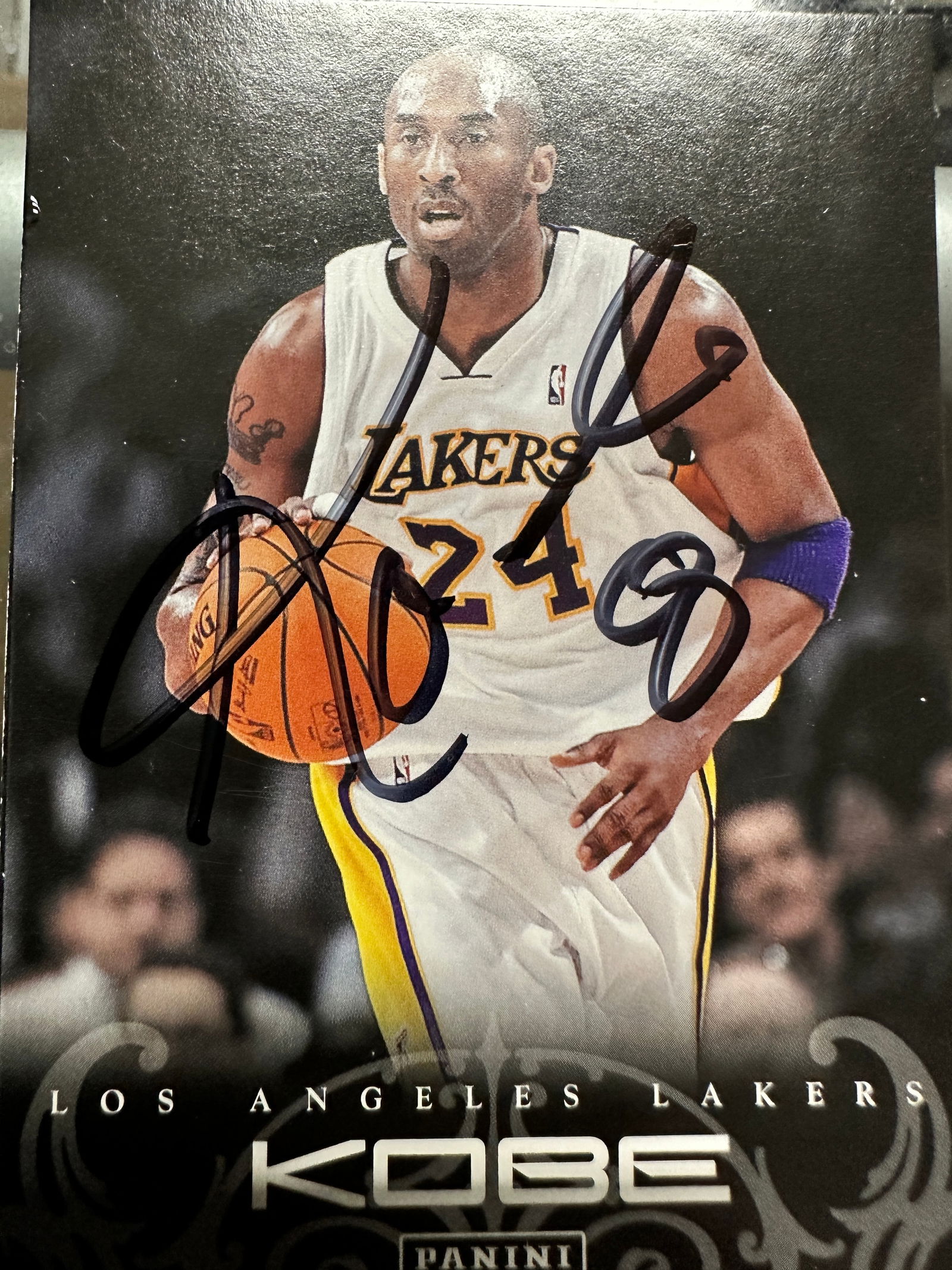 Kobe Bryant Autographed Card: Displays are not framed, and can be framed for a cost. Framed items will state they are framed in the name of the item. All signed items come with a COA. All items now come with a 3rd Party COA from P