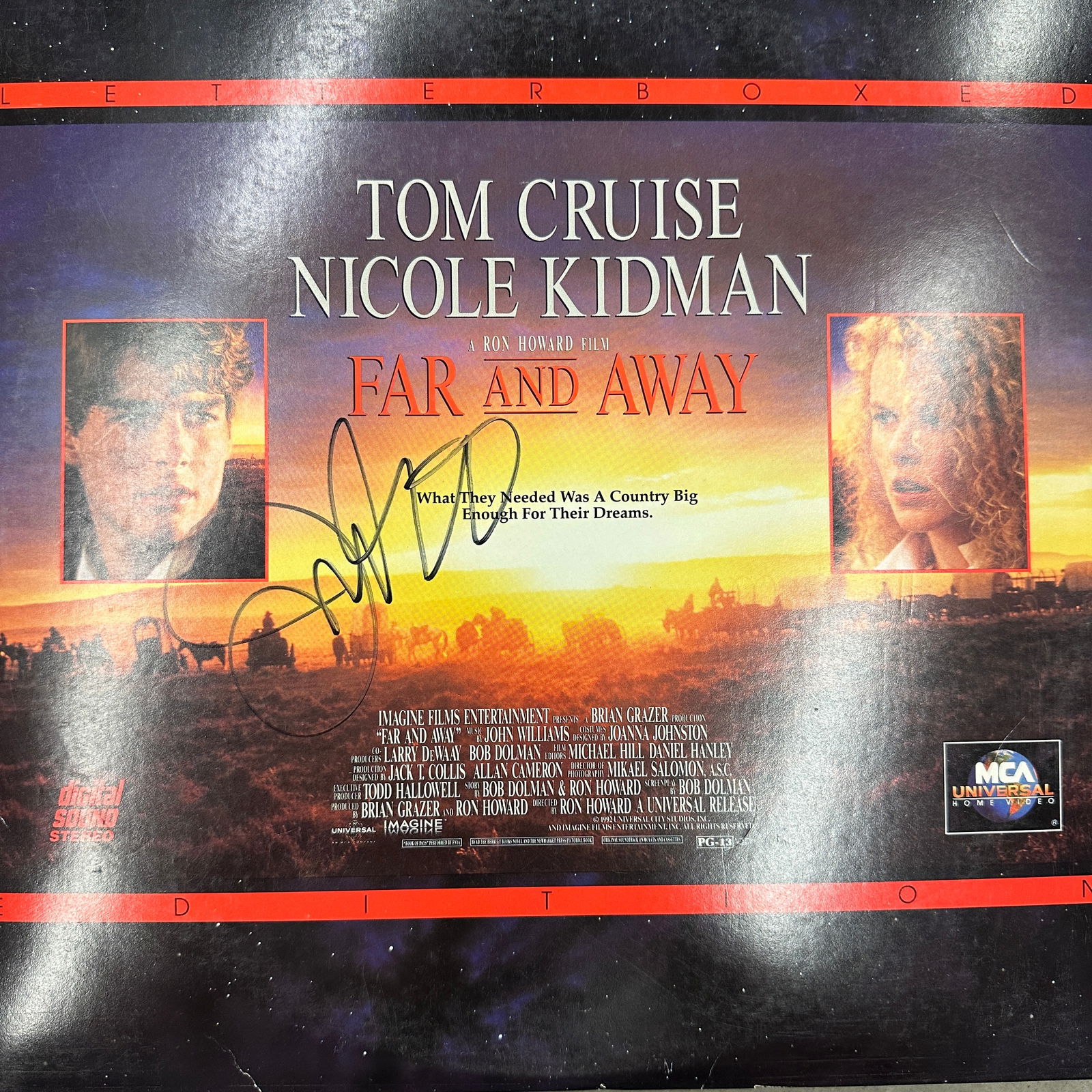 Tom Cruise Autographed Laserdisc (1 of 1)