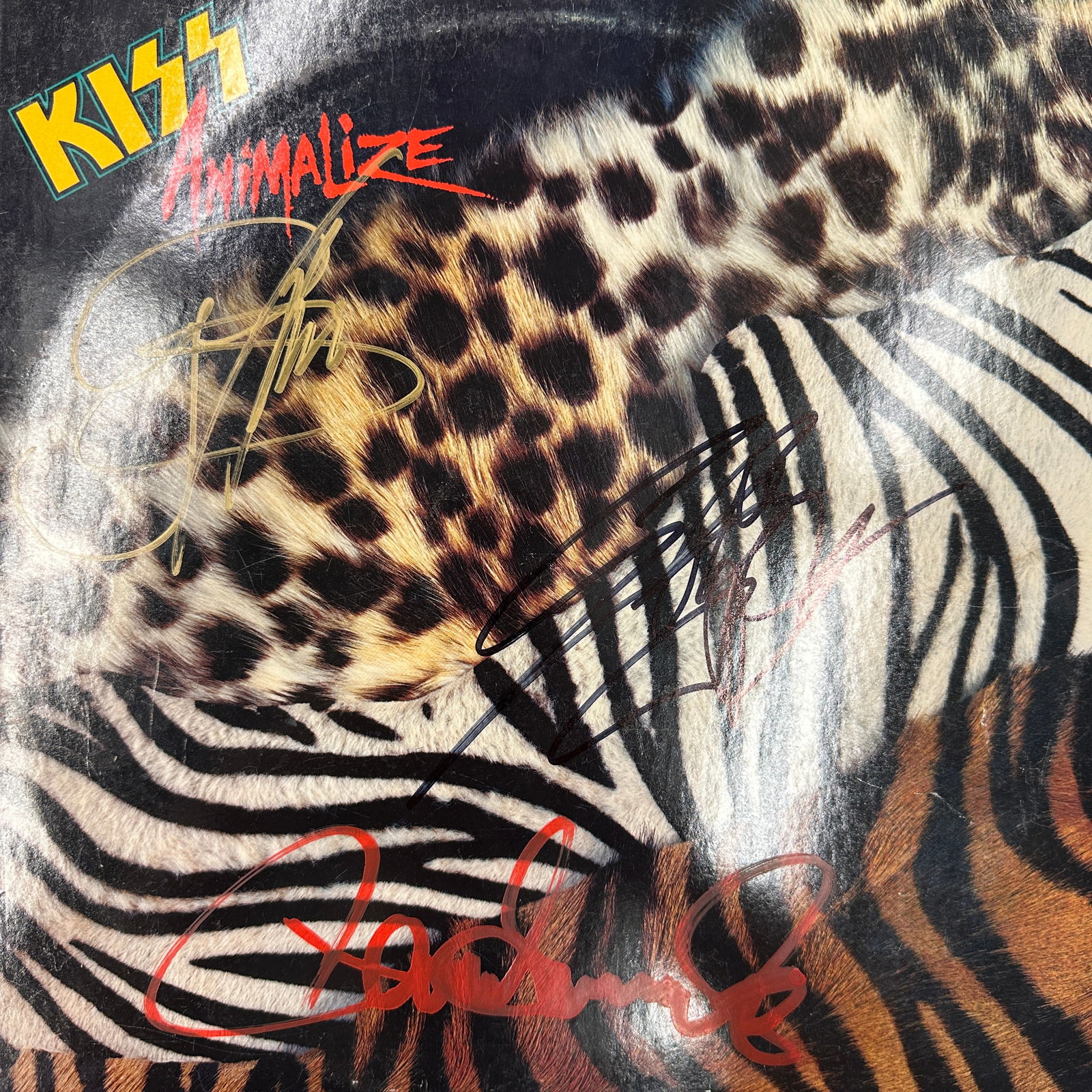 Kiss Autographed Album (Gene , Eric , And Paul) (1 of 1)