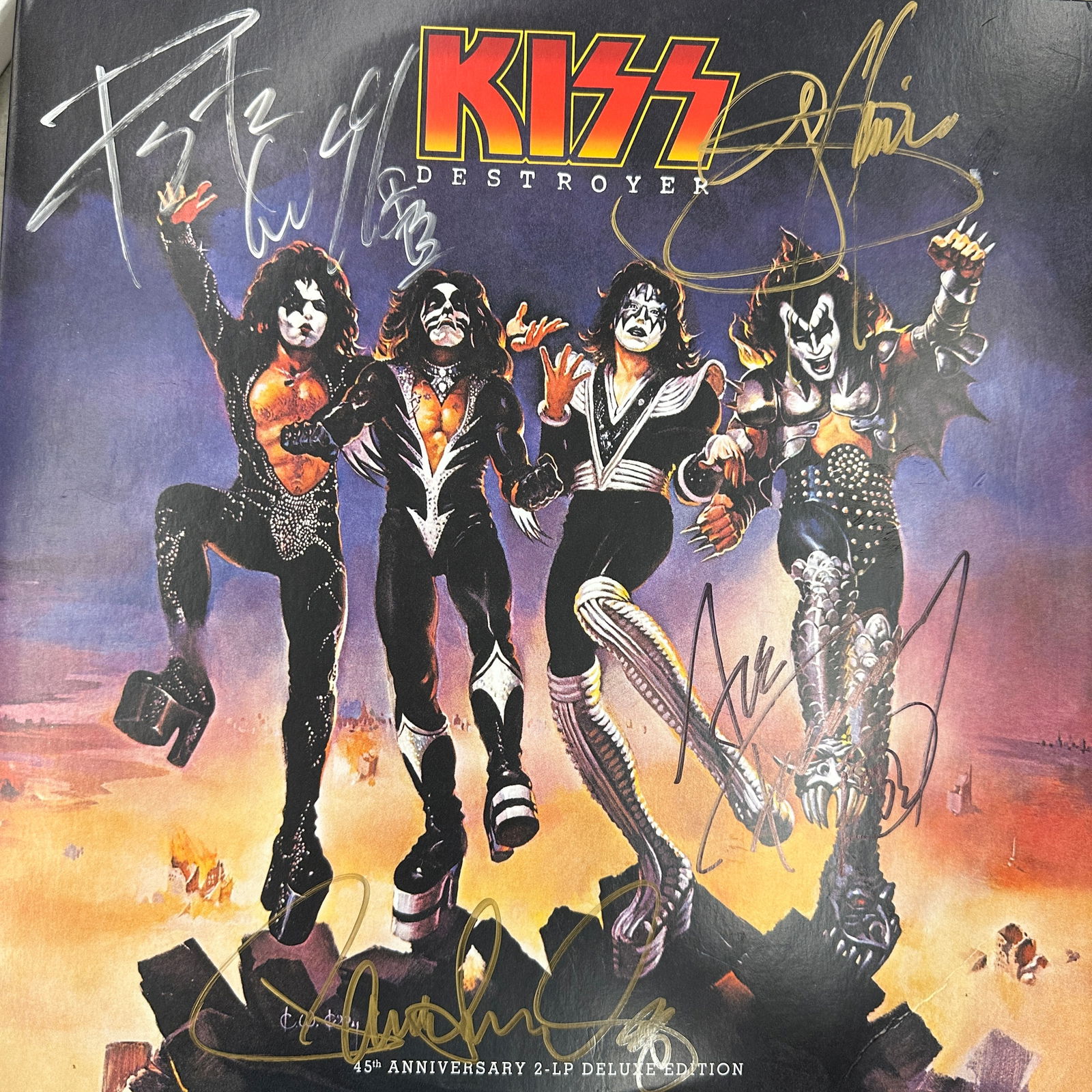 Kiss Autographed Album (Gene , Peter , Ace , And Paul) (1 of 1)