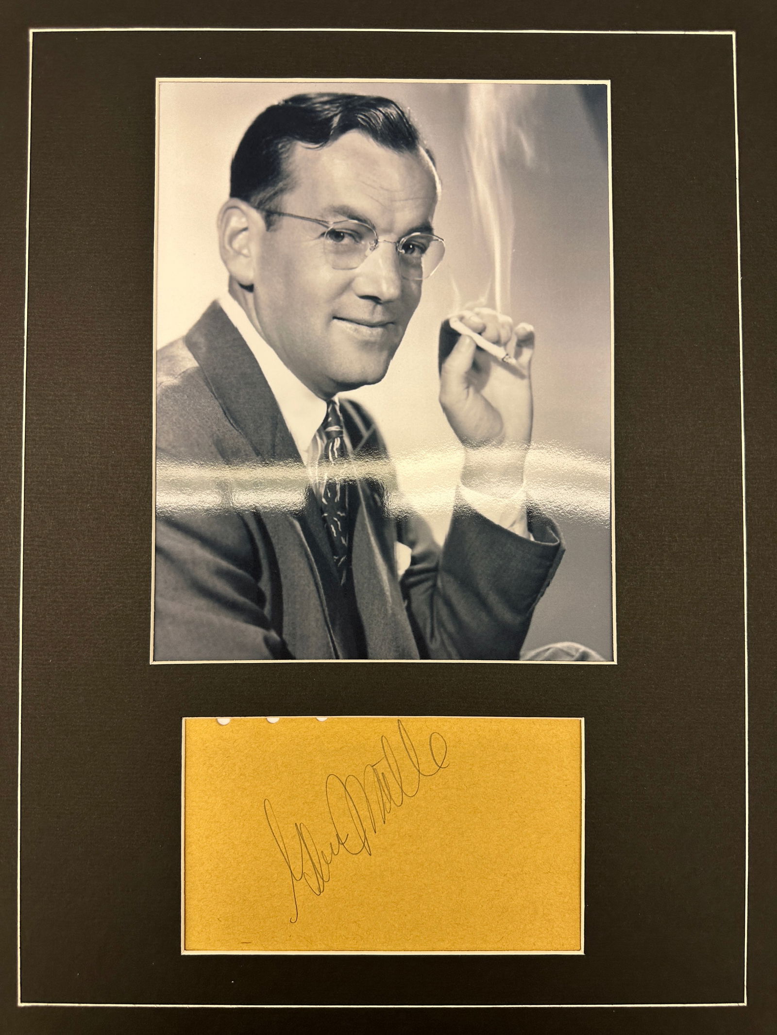 Glenn Miller Autograph Display (1 of 1)