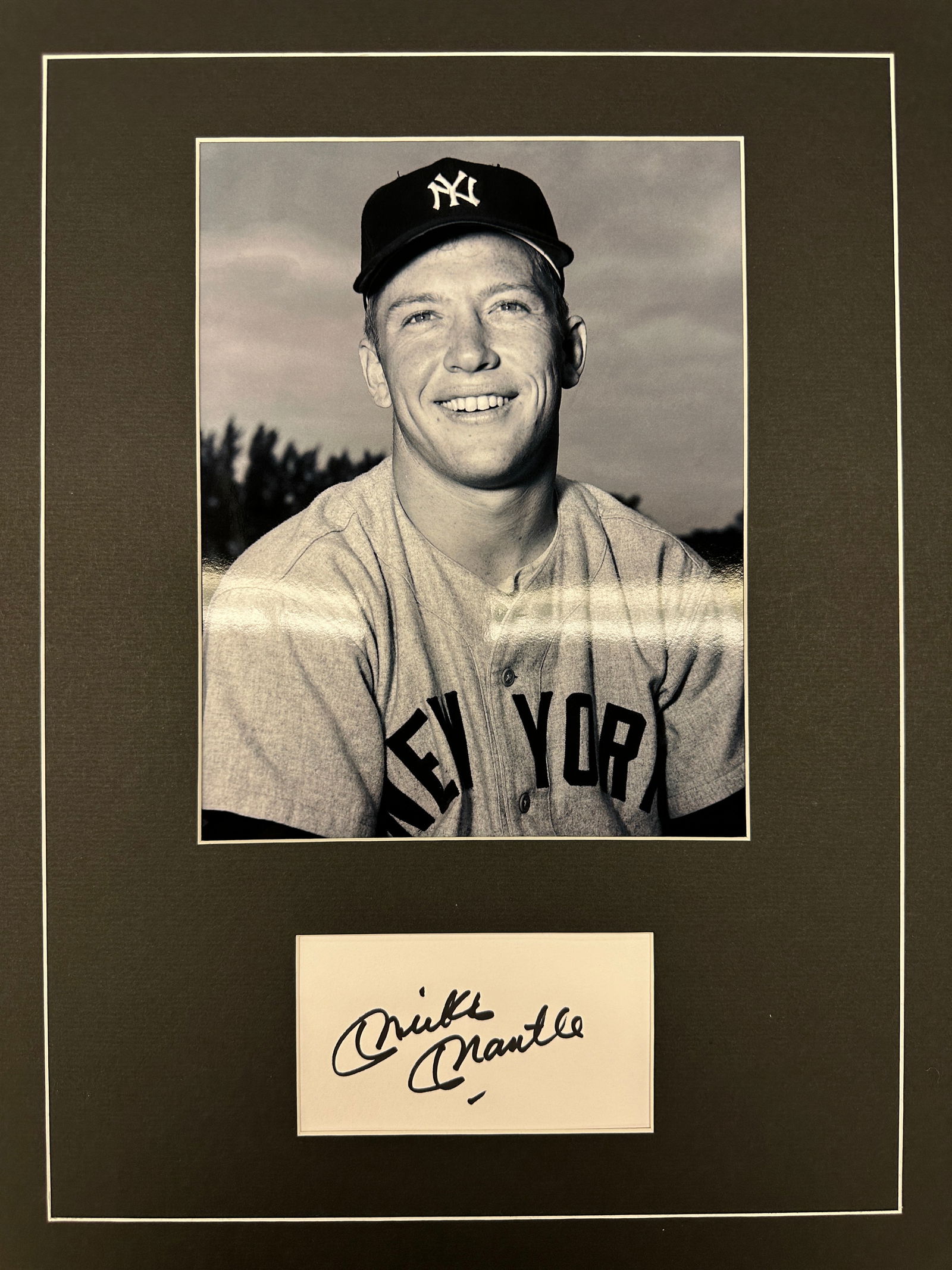 Mickey Mantle Autograph Display (1 of 1)