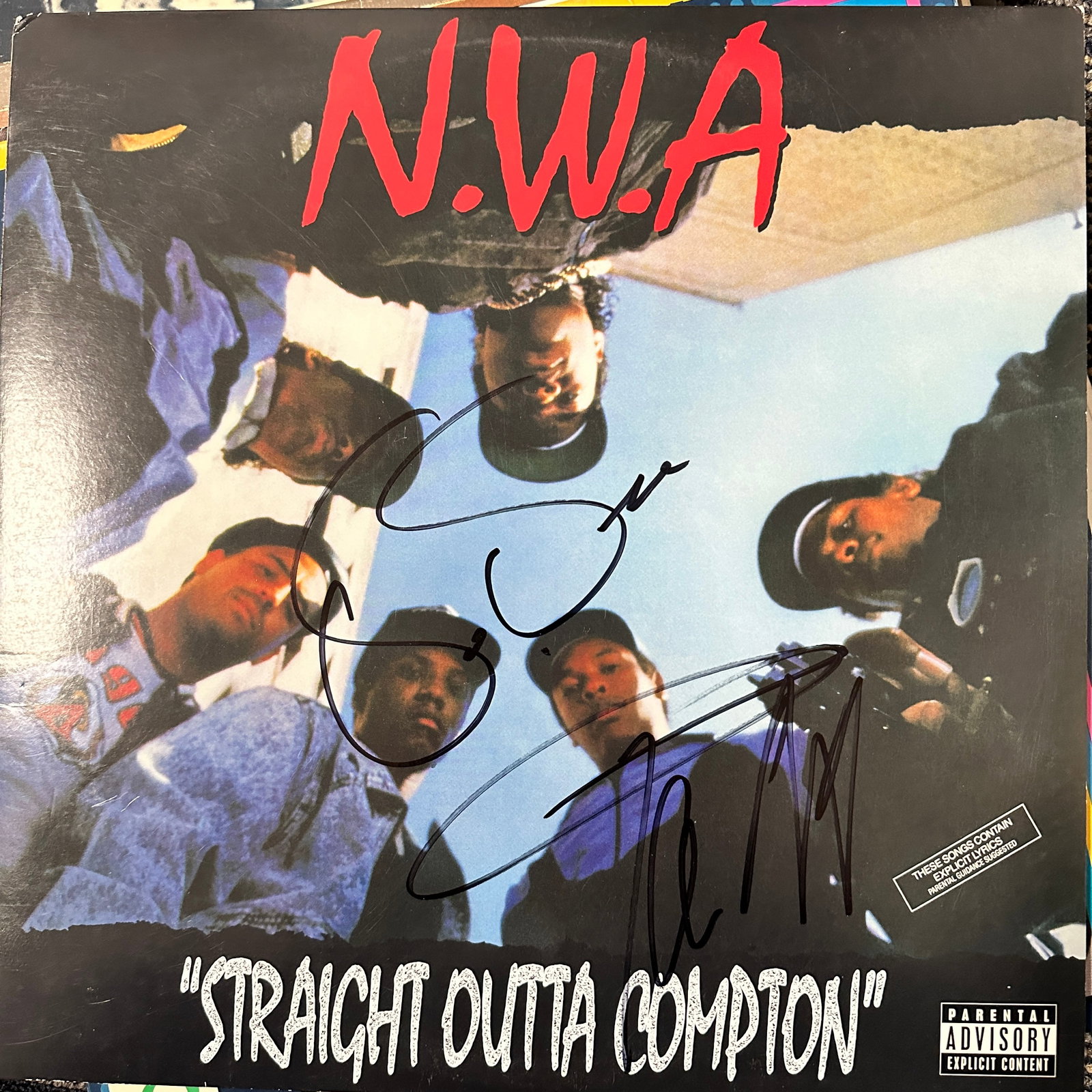 ICE CUBE DR DRE Autographed ALBNUM (1 of 1)
