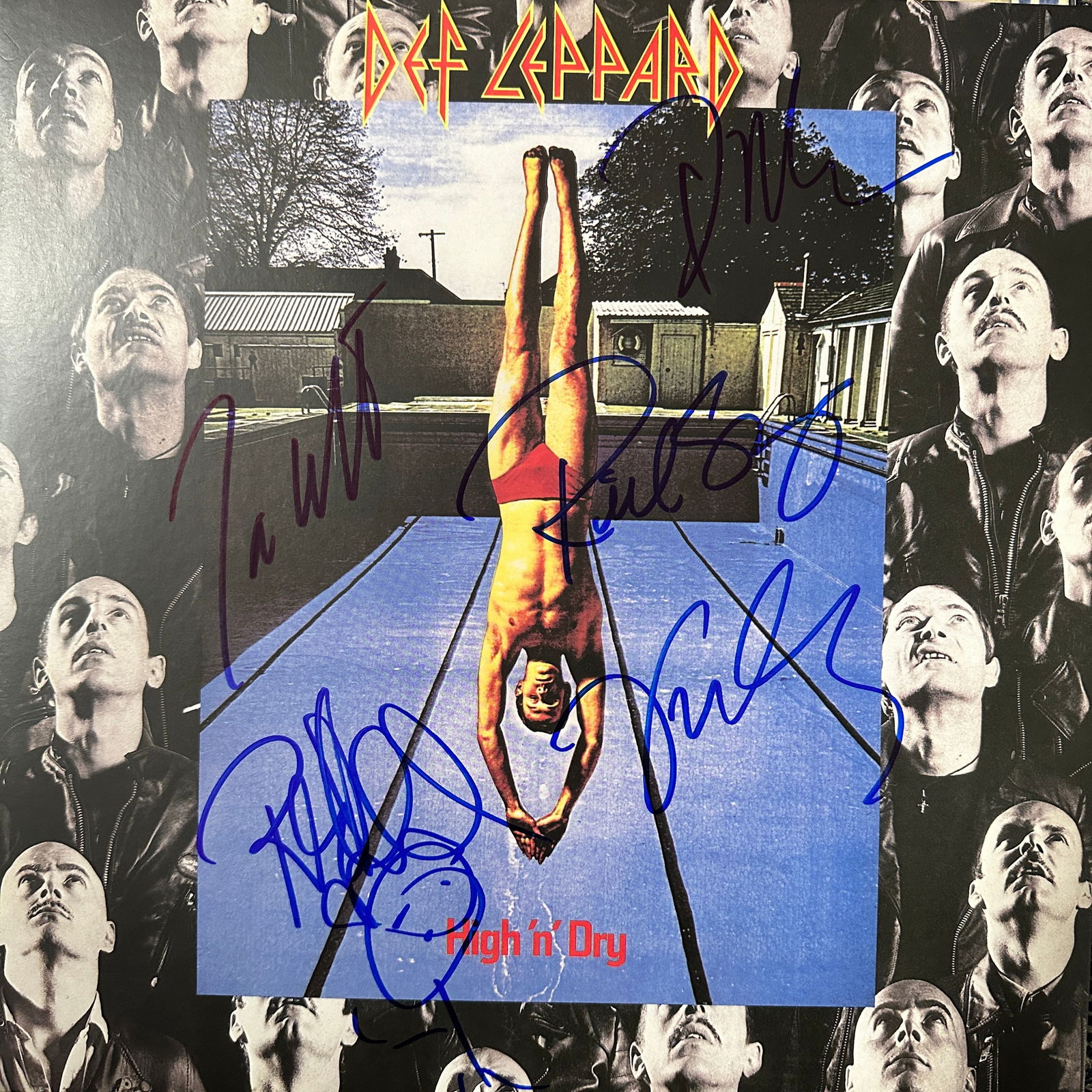 Def Leppard Autographed Album All 5 (1 of 1)