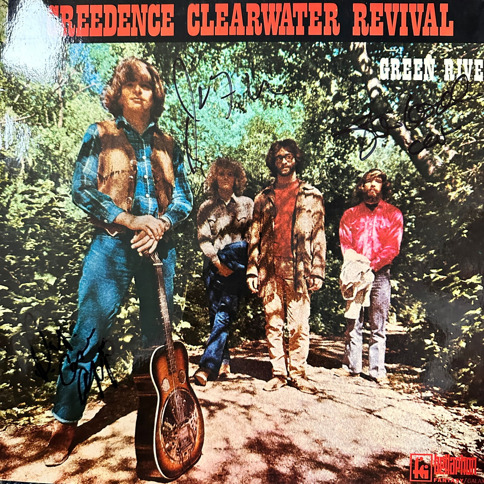 CCR Autographed Album All 4 (1 of 1)