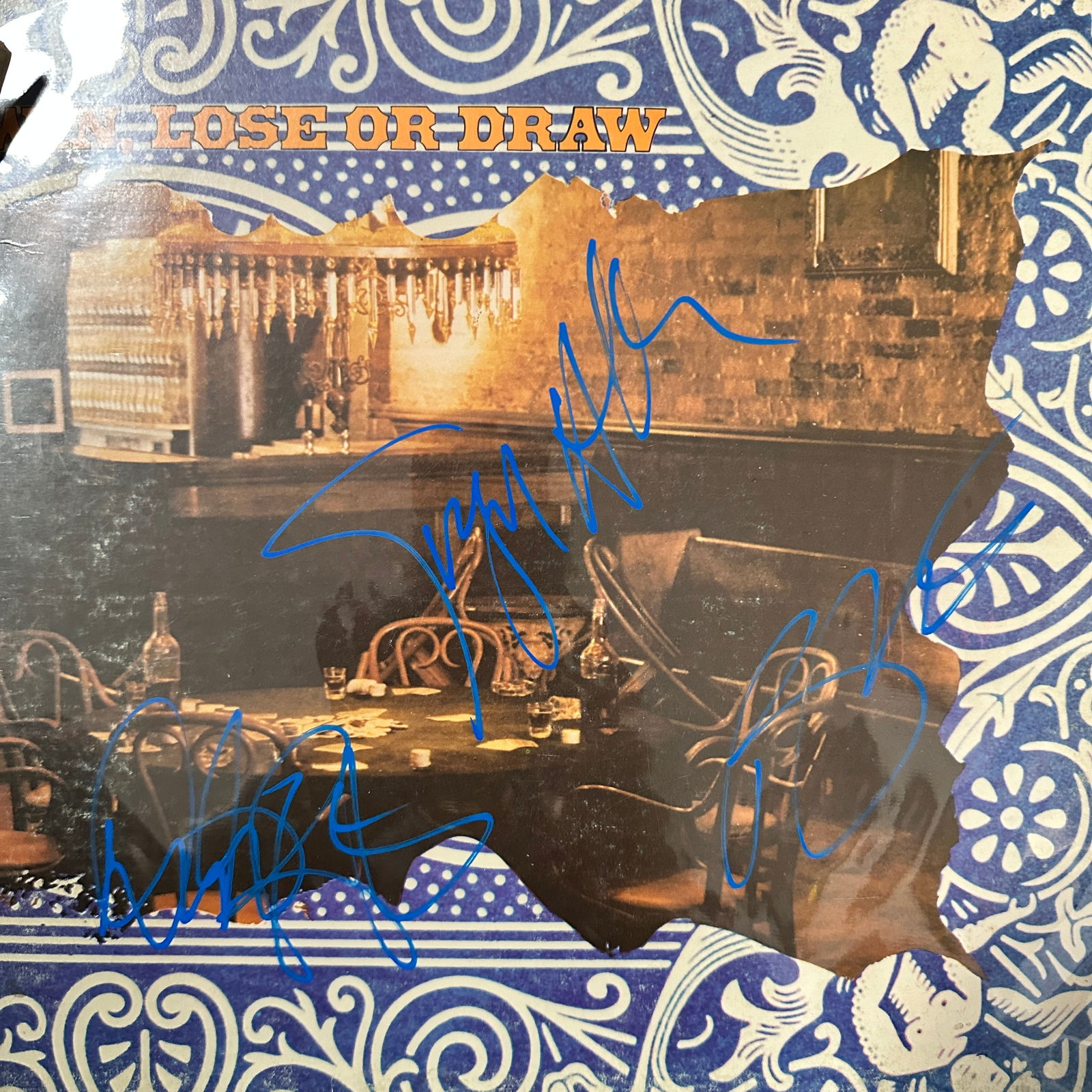 Allman Brothers Autographed Album: Displays are not framed, and can be framed for a cost. Framed items will state they are framed in the name of the item. All signed items come with a COA. All items now come with a 3rd Party COA from P