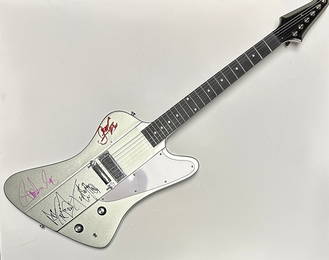 Kiss Autographed Guitar! All 4 ACE PETER PAUL GENE