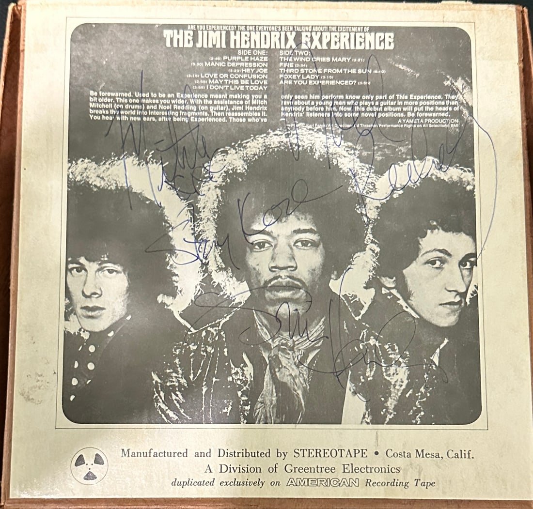 Jimi Hendrix Autographed Reel to Reel RARE! (1 of 1)