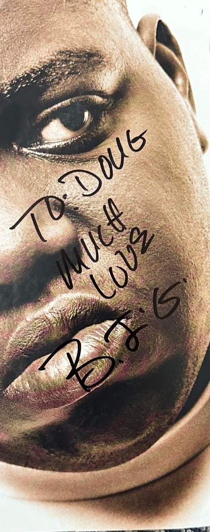 Notorious Big Autographed Cut Out (1 of 1)