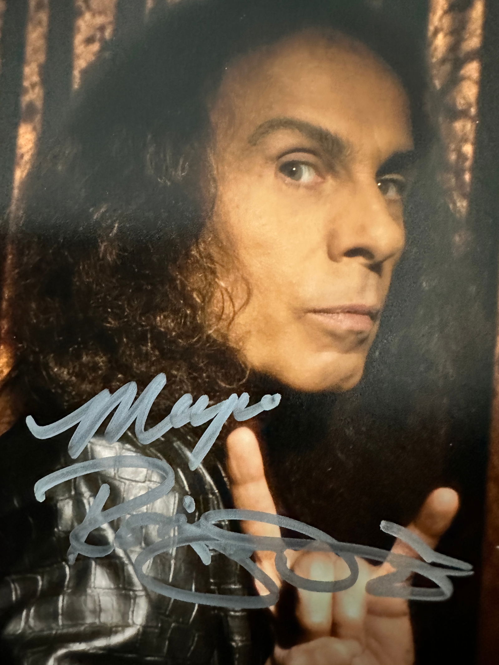 Ronnie James Dio Autographed Concert Photo 4x6 (1 of 1)