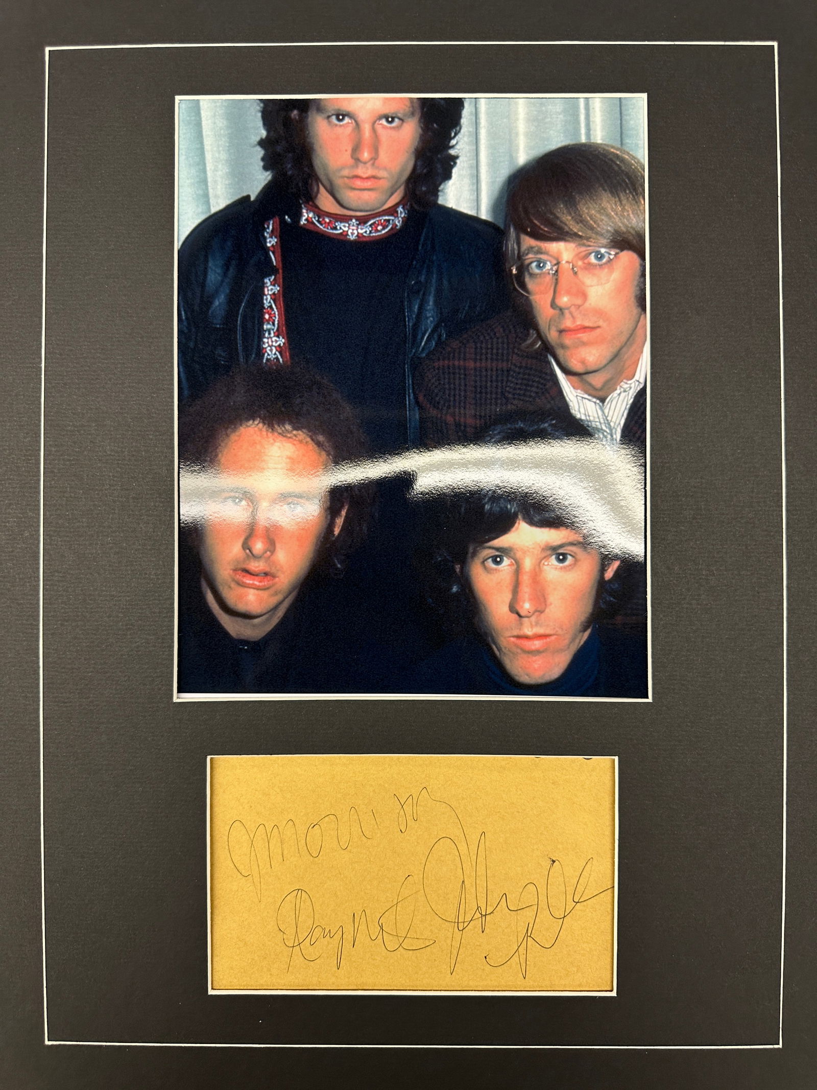 The Doors (ALL 4!) Autograph Display (1 of 1)