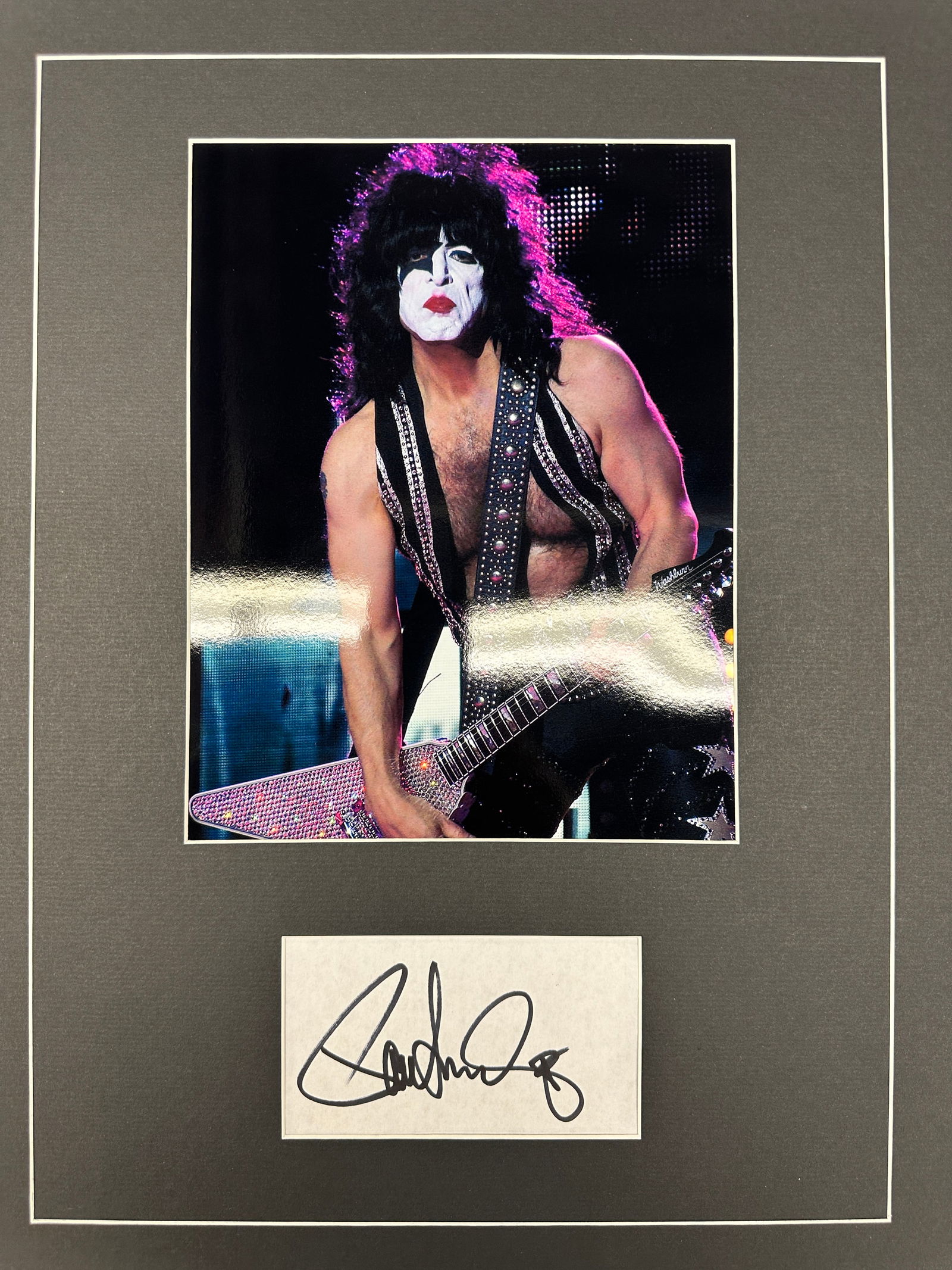 Paul Stanley Autograph Display (1 of 1)