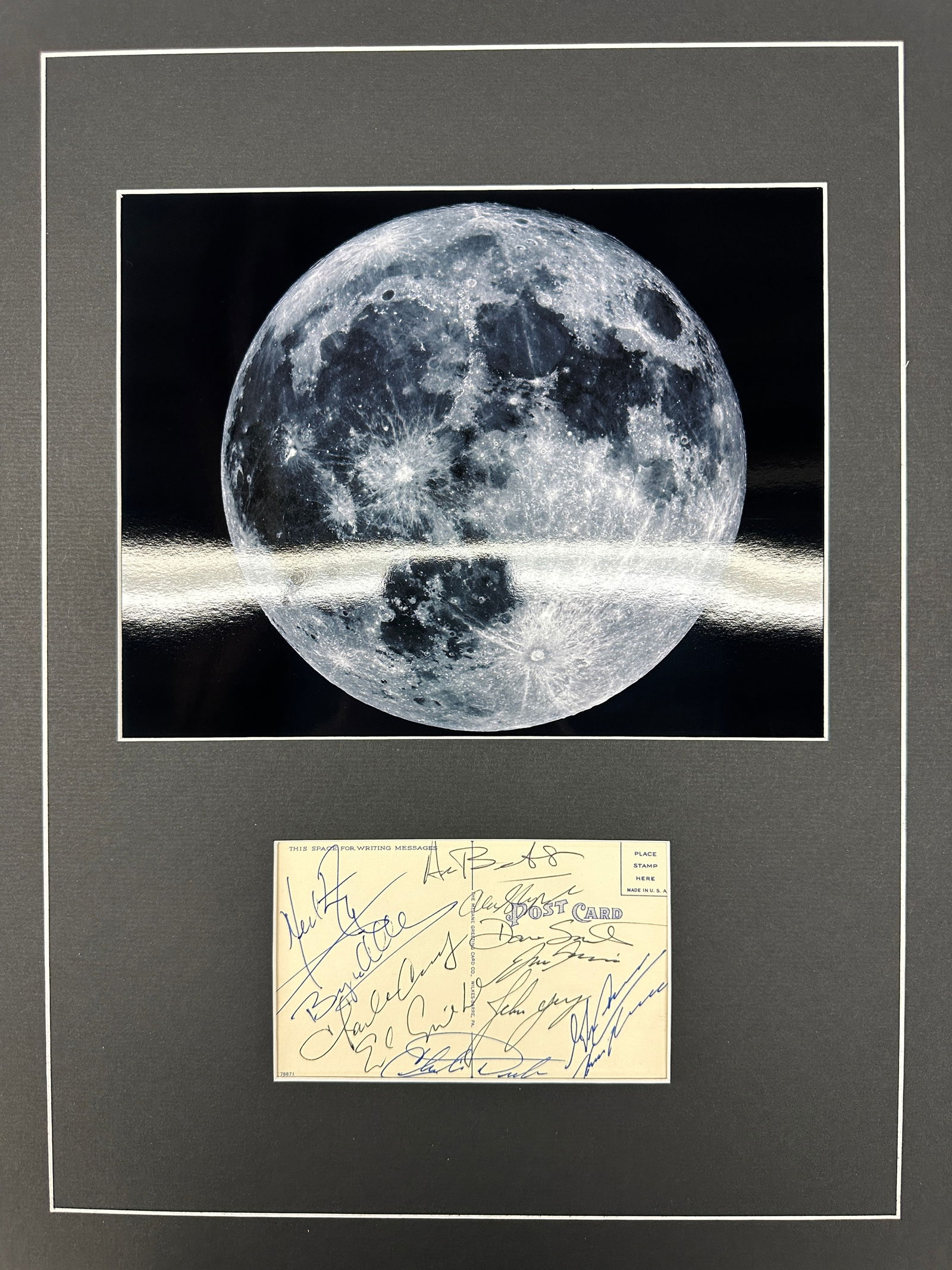 Nasa Moonwalkers Autograph Display (1 of 1)