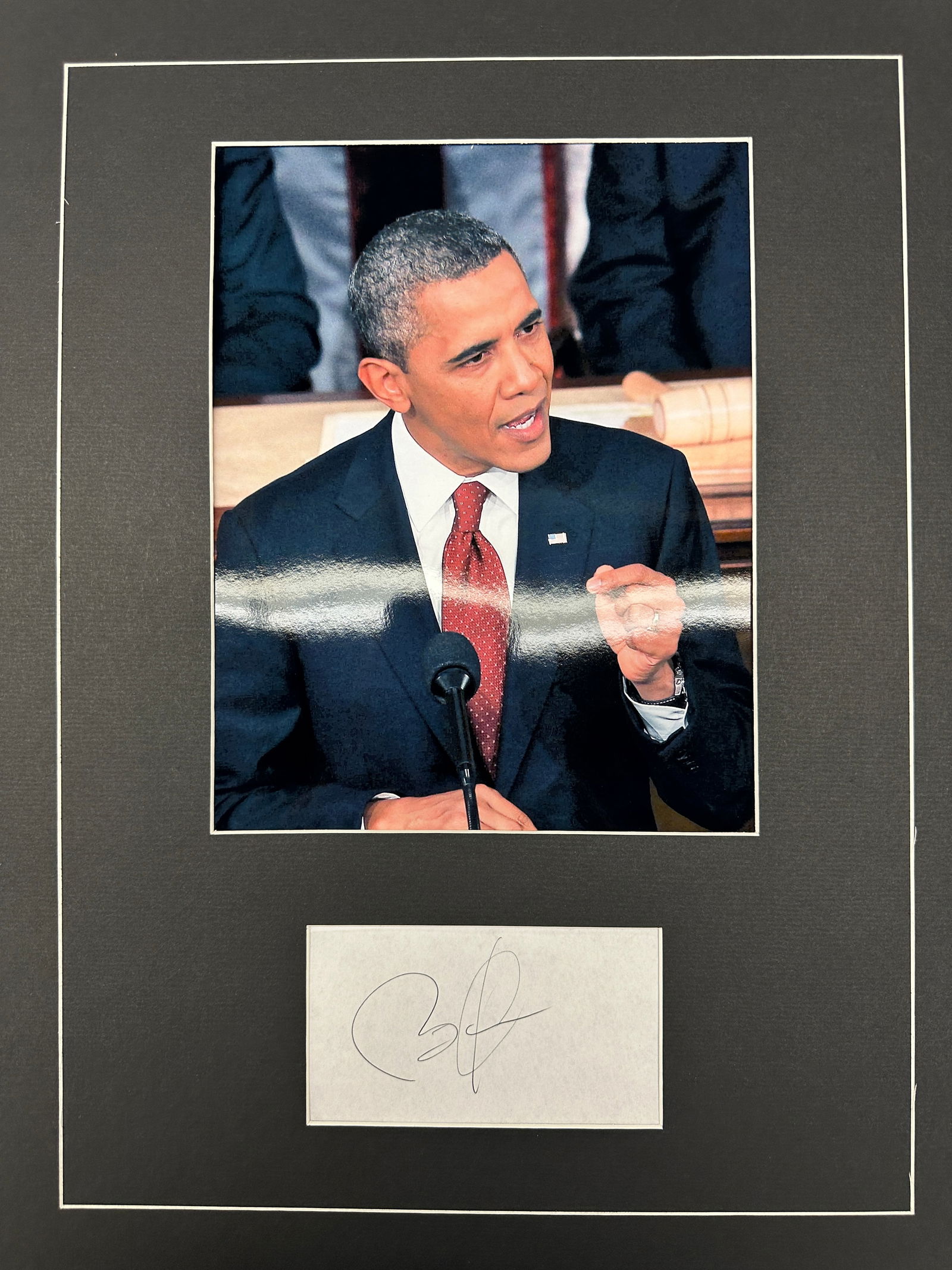 Barack Obama Autograph Display (1 of 1)