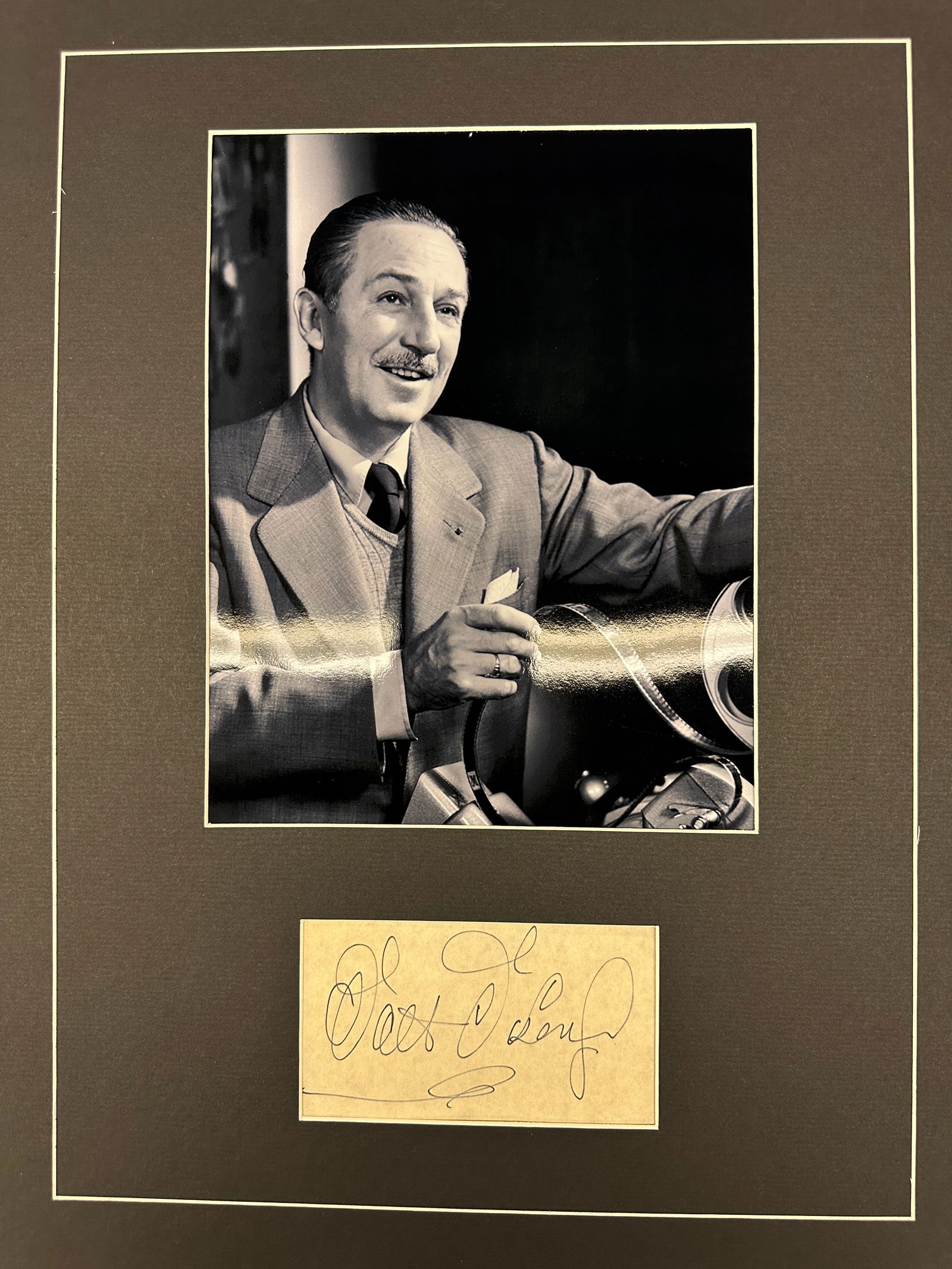 Walt Disney Autograph Display (1 of 1)