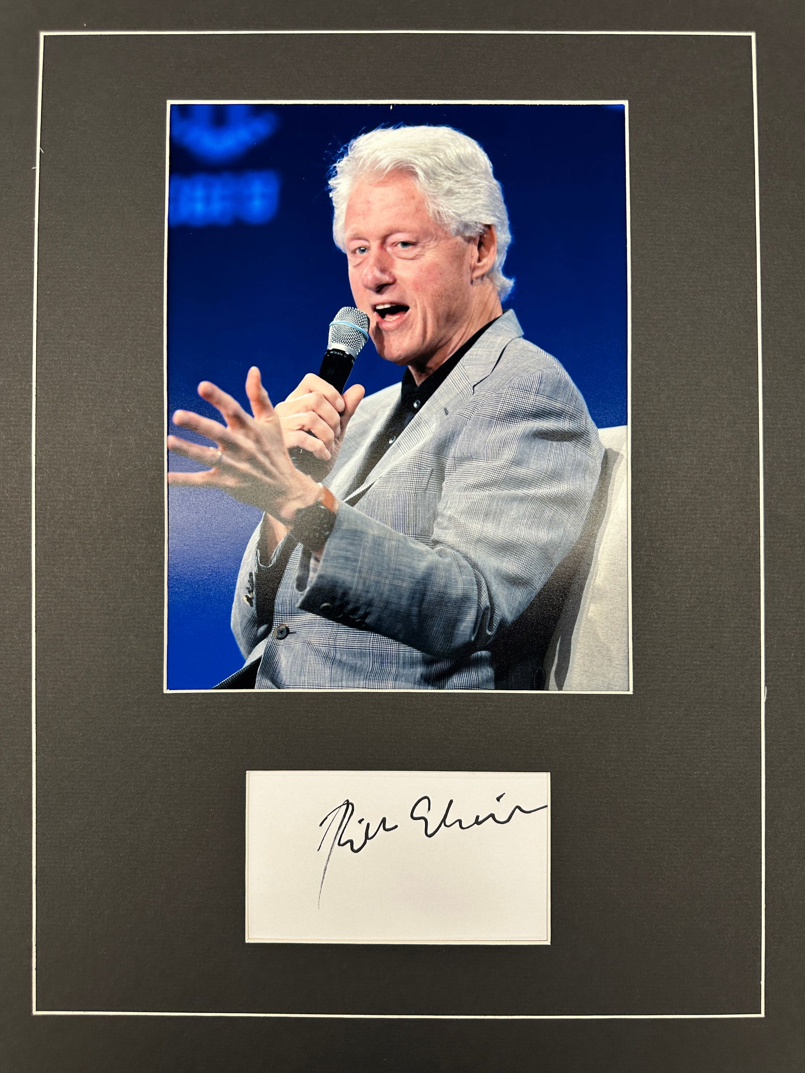 Bill Clinton Autograph Display (1 of 1)